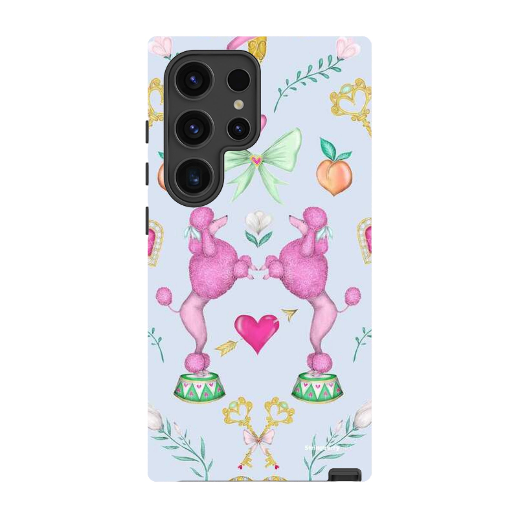 Samsung Tough Case - Pink Poodle Parlour Powder By Catherine Rowe