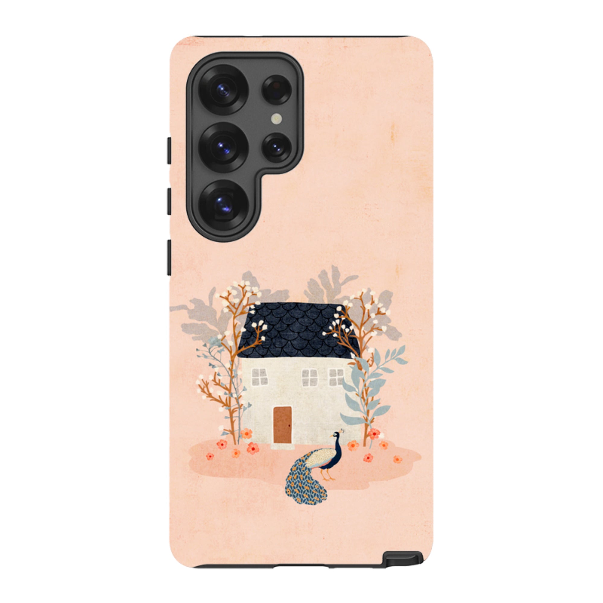 Samsung Tough Case - Home Pink By Katherine Quinn