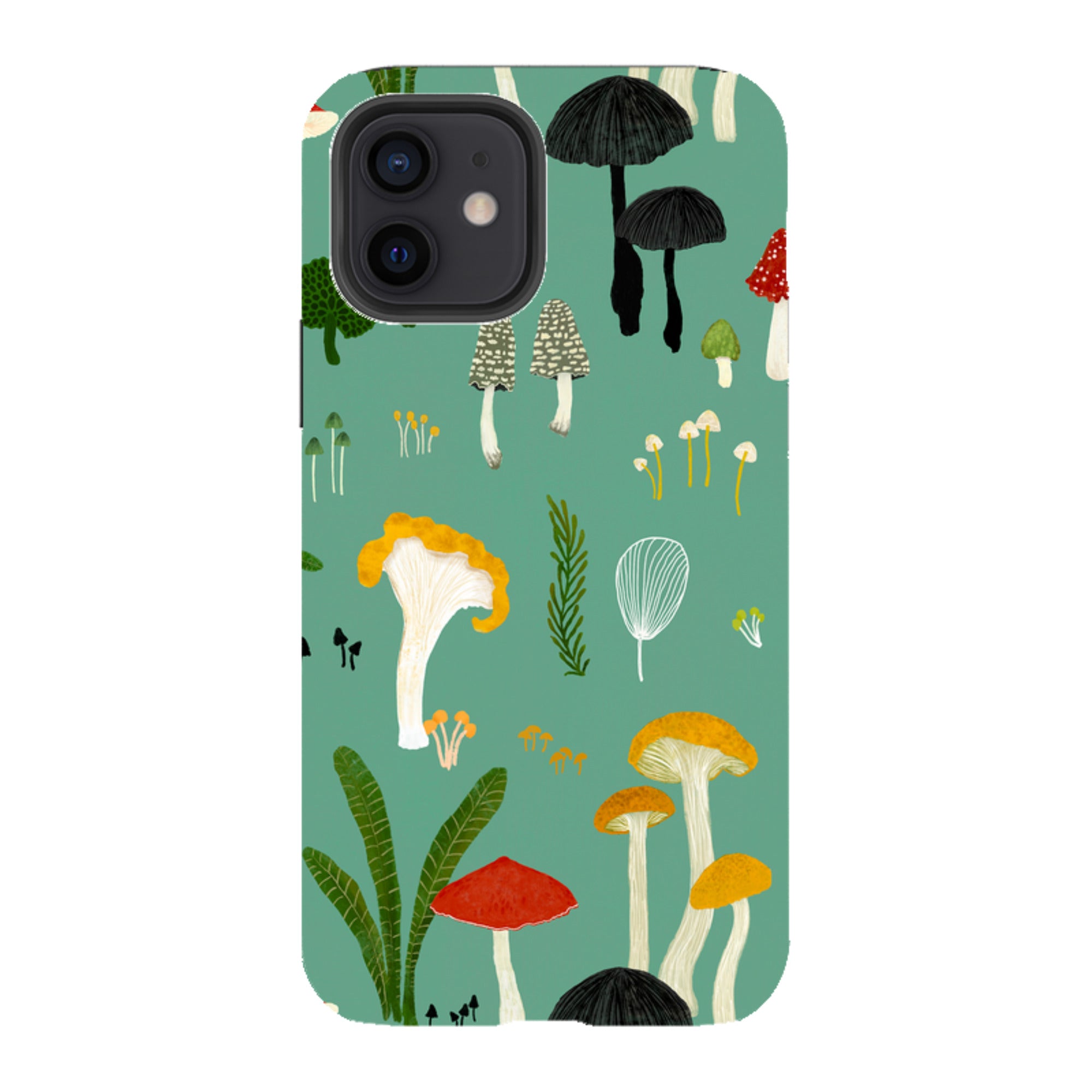 iPhone Tough Case - Mushroom Pattern By Katherine Quinn