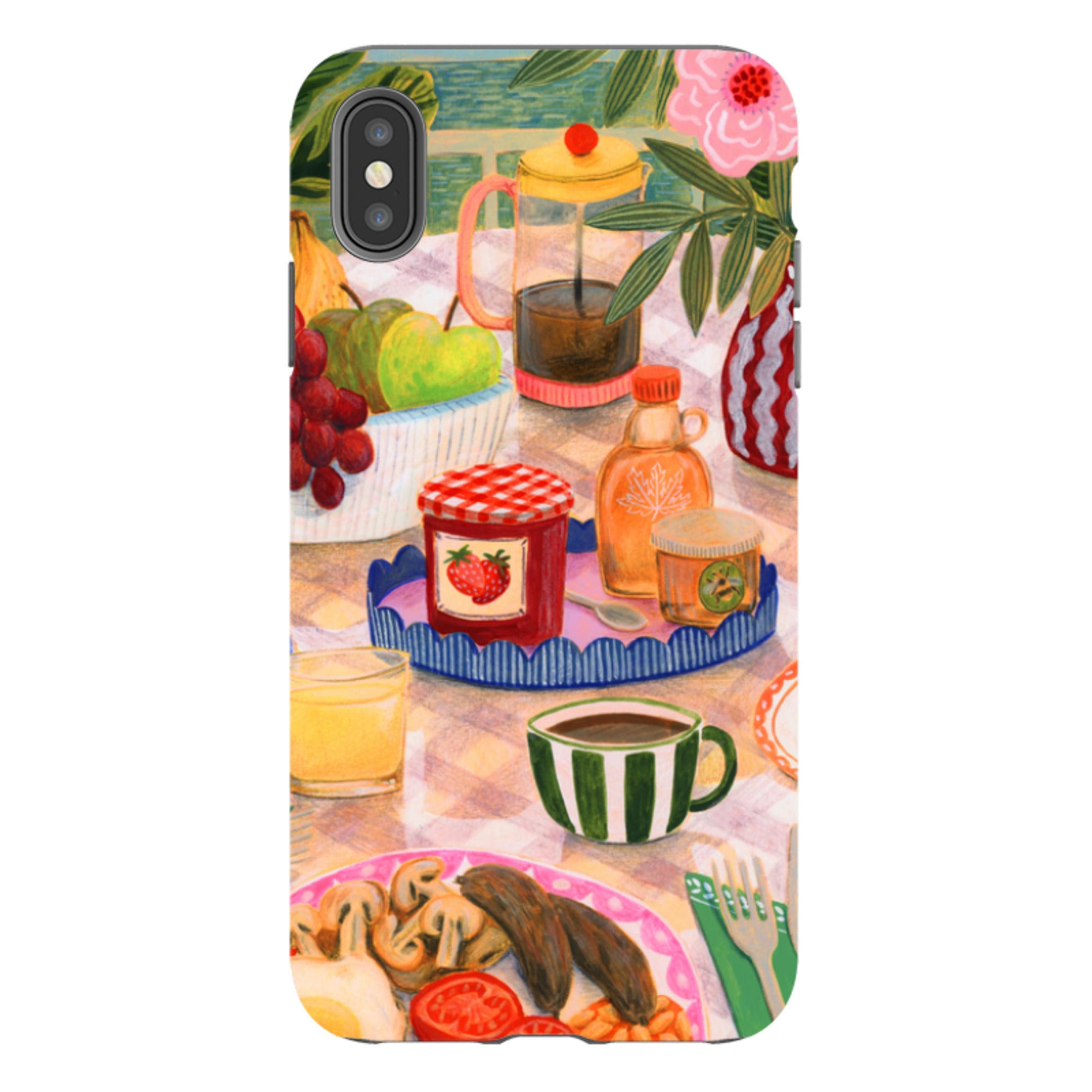 iPhone Tough Case - Holiday Breakfast By Lee Foster Wilson