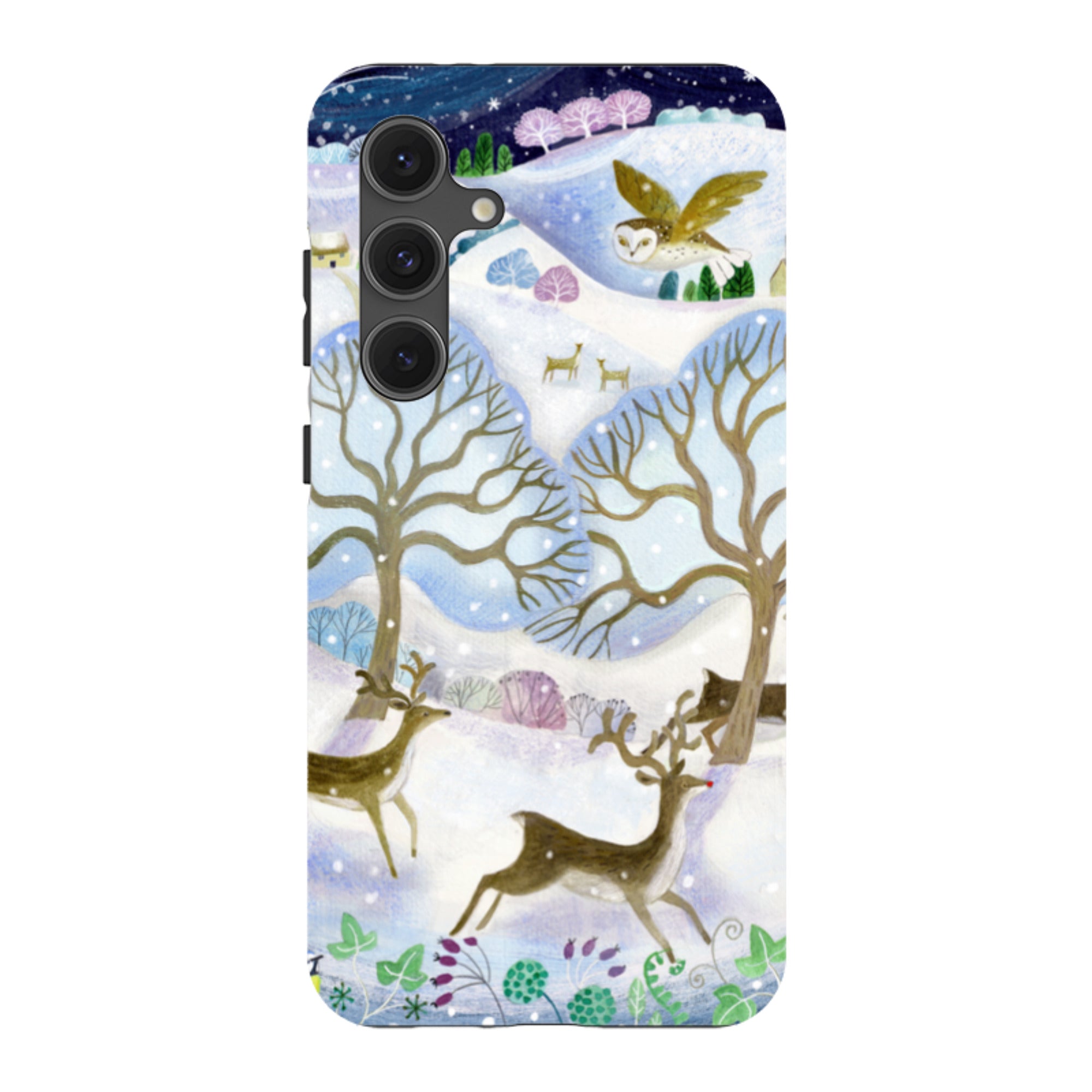 Samsung Tough Case - Winter Deer By Bex Parkin