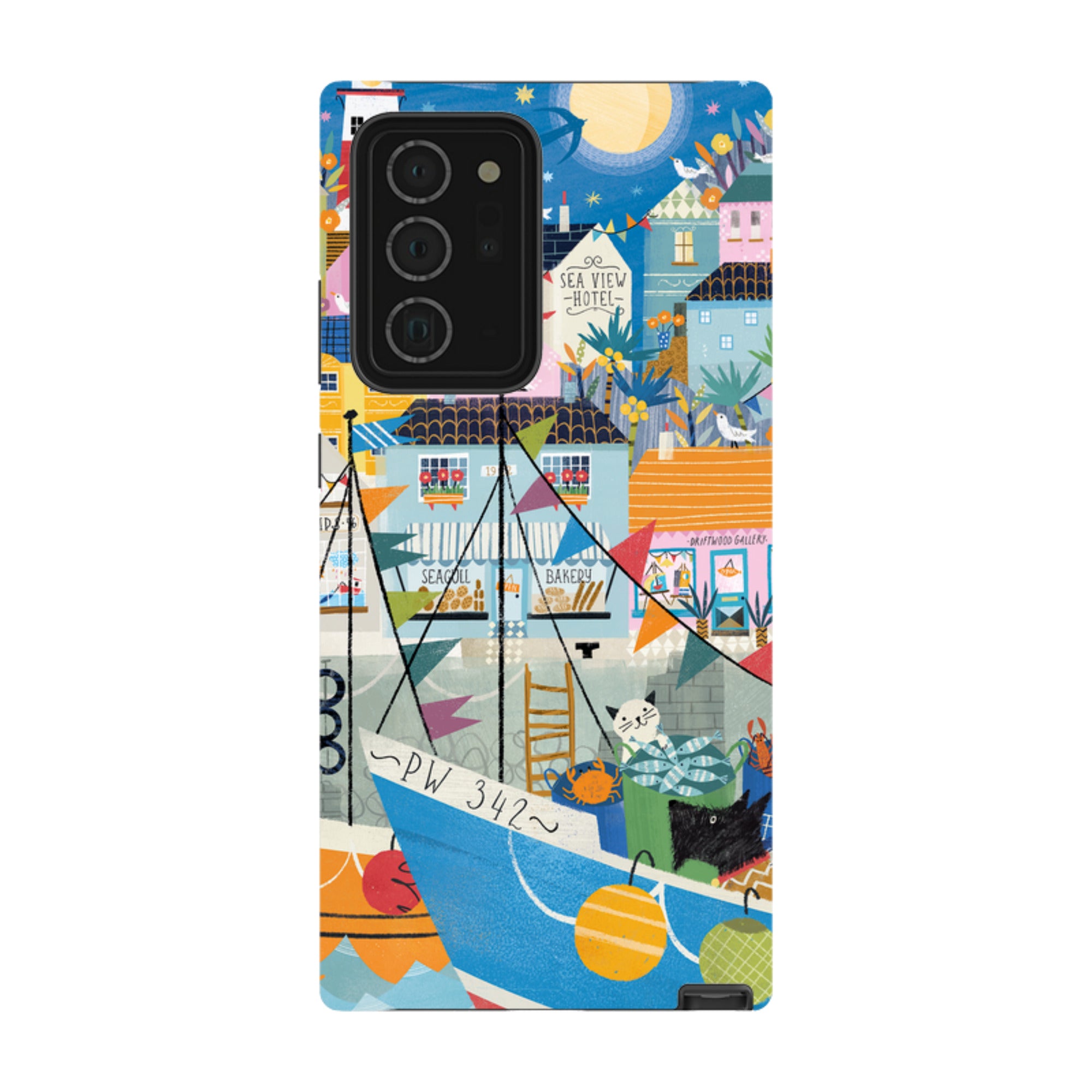 Samsung Tough  Case - Night Harbour 1 By Ali Brookes