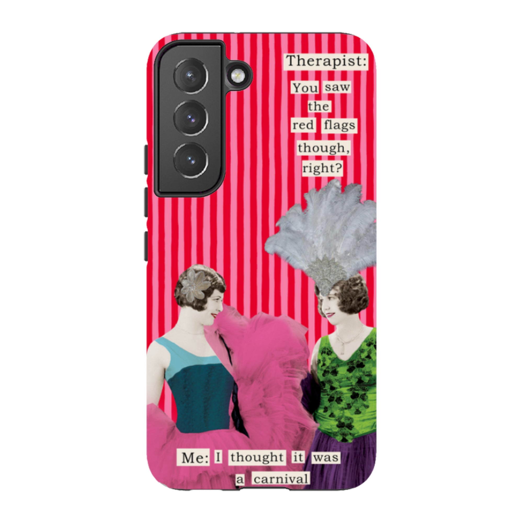 Samsung Tough Case - Therapist Red Flag By Clare Jordan