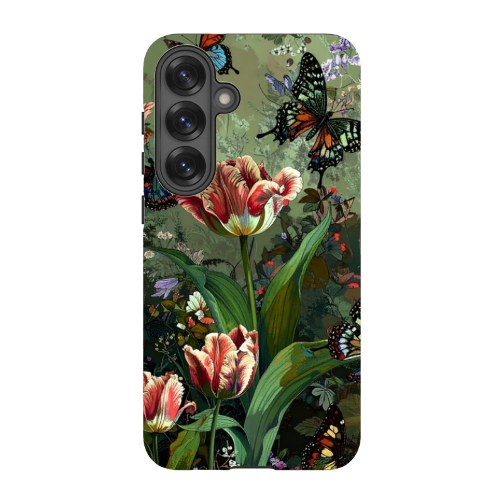 Samsung Tough Case - Green Vyne Butterflies