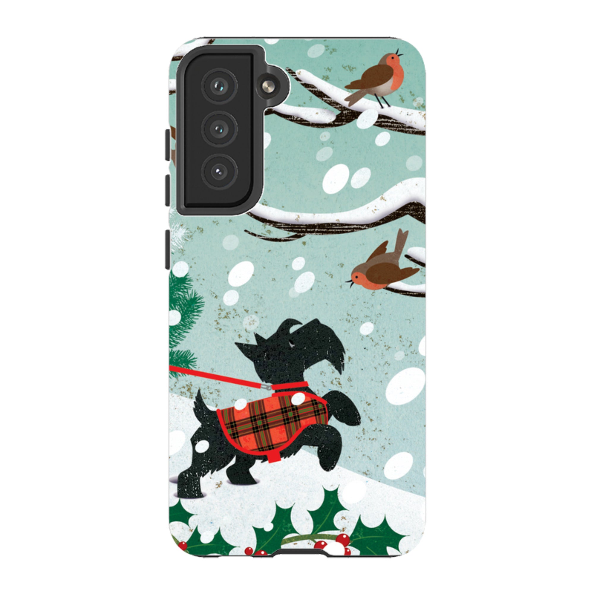 Samsung Tough Case - Scottie in Snow By Liane Payne