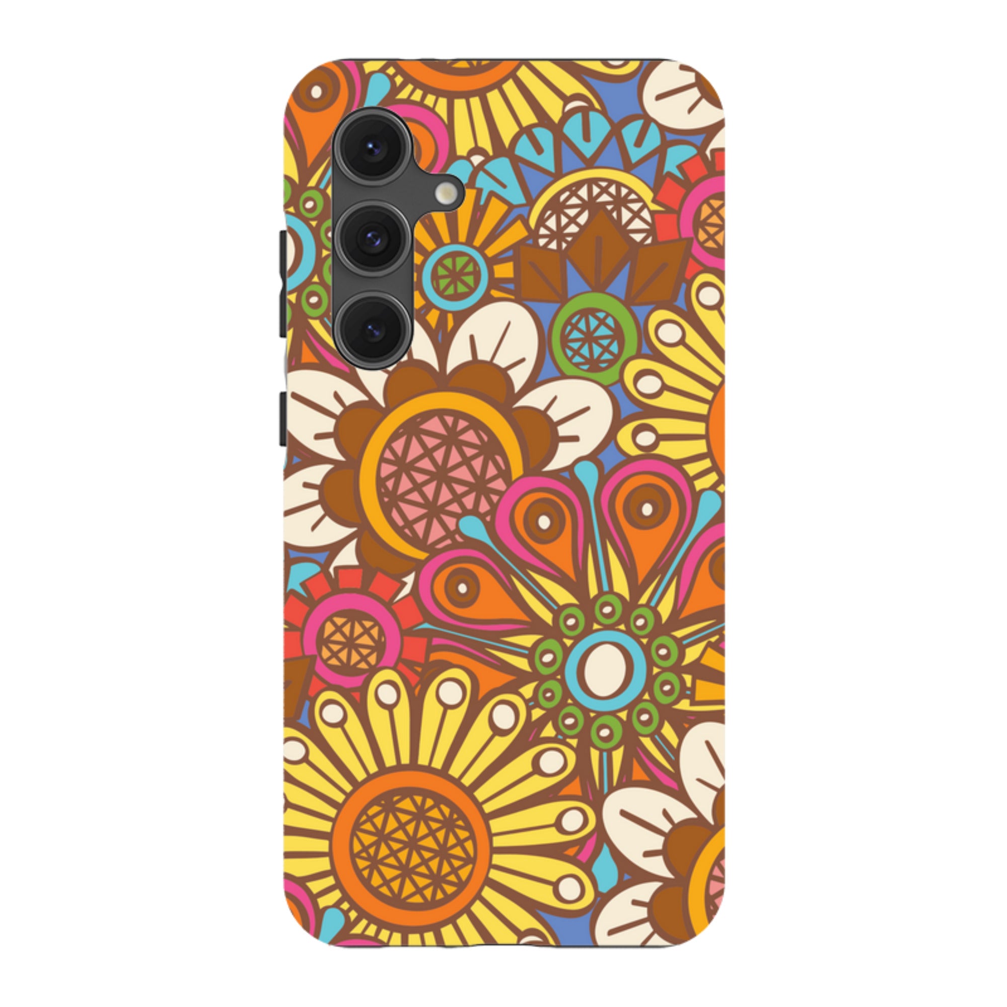 Samsung Tough Case - Retro Posy Brights By Amelia Bowman