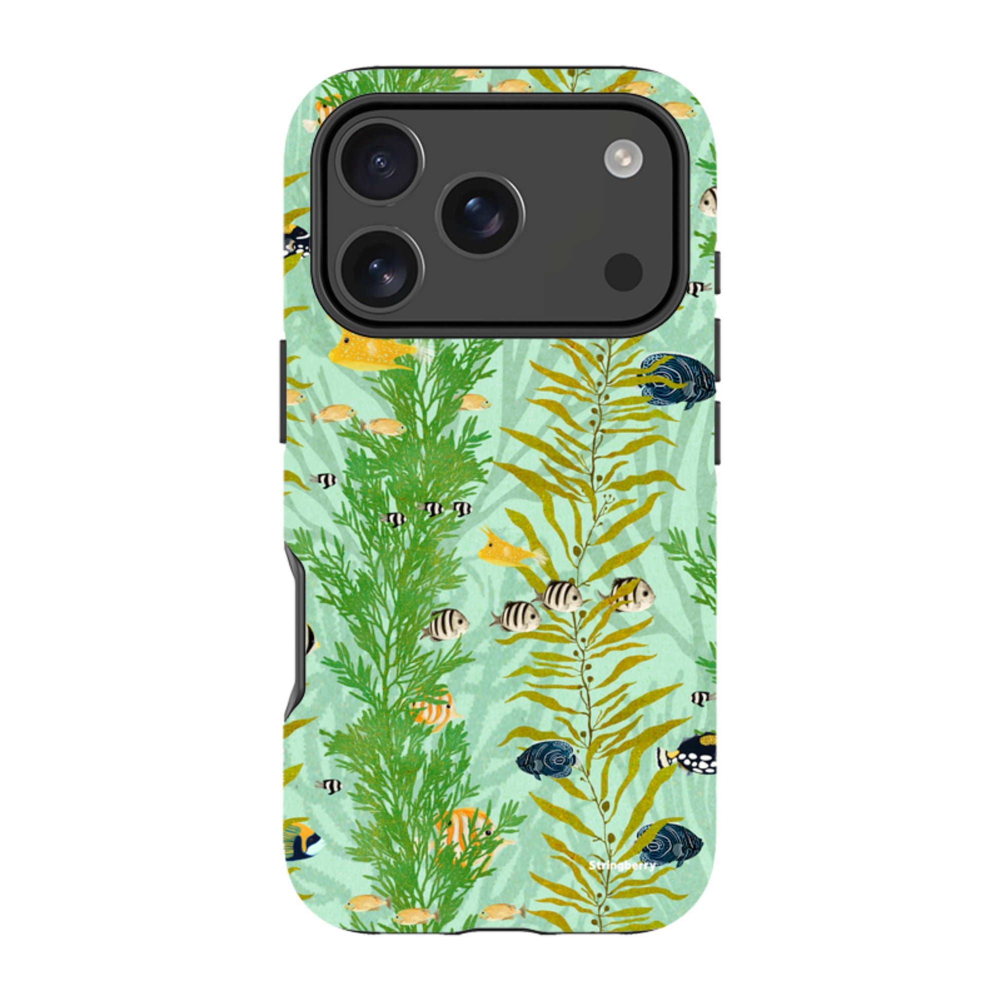iPhone Tough Case - Reef Stripe By Katherine Quinn