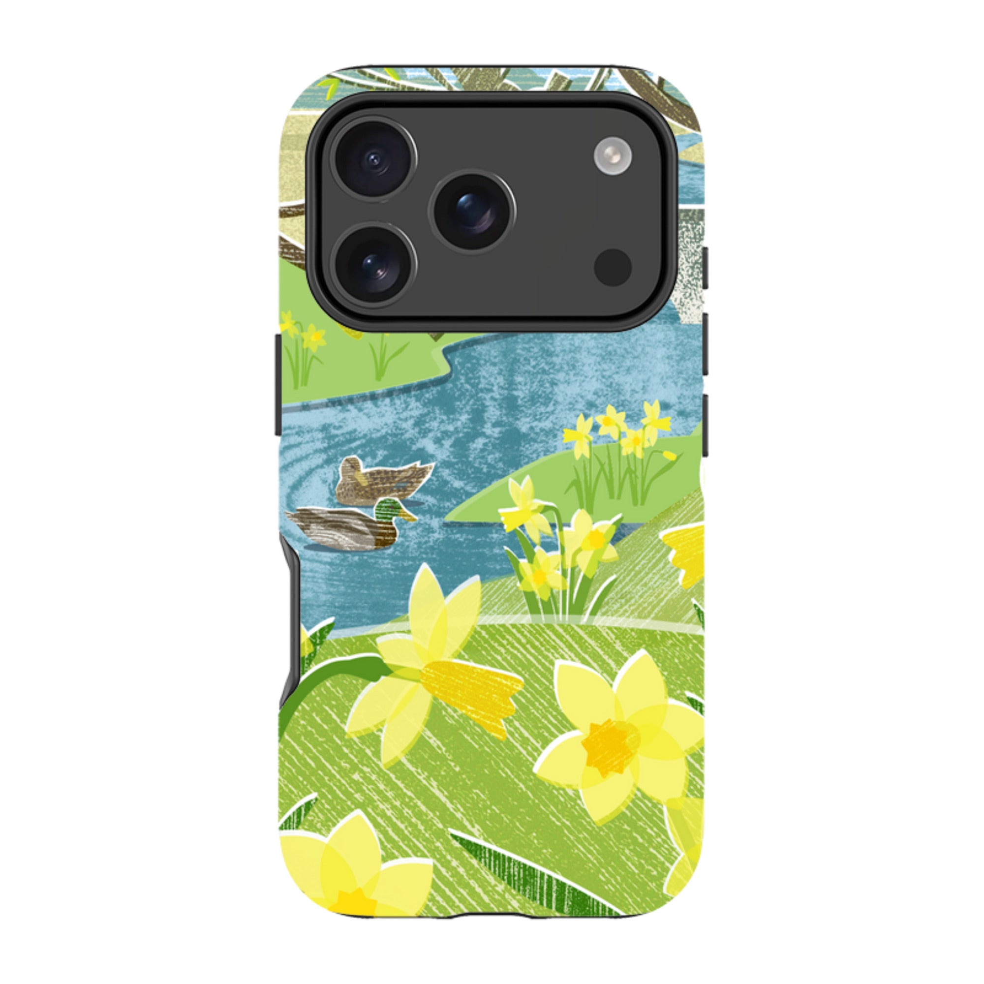 iPhone MagSafe Tough Case -  Daffs and Ducks By Liane Payne