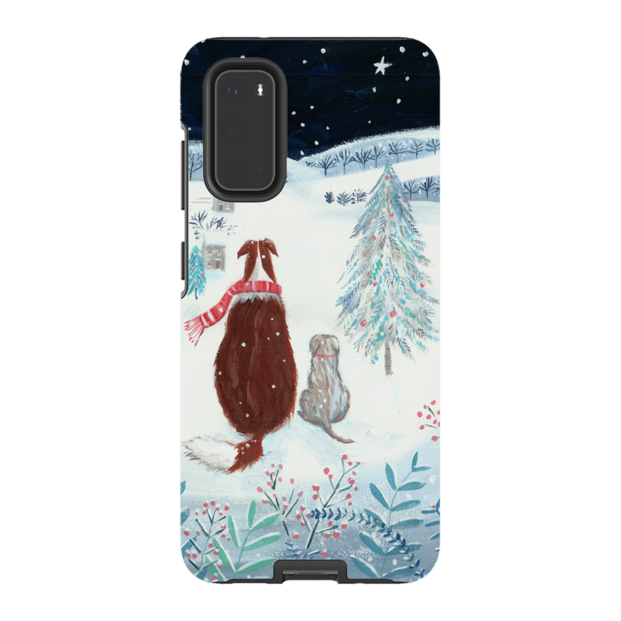Samsung Tough Case - Snow Dogs By Mary Stubberfield