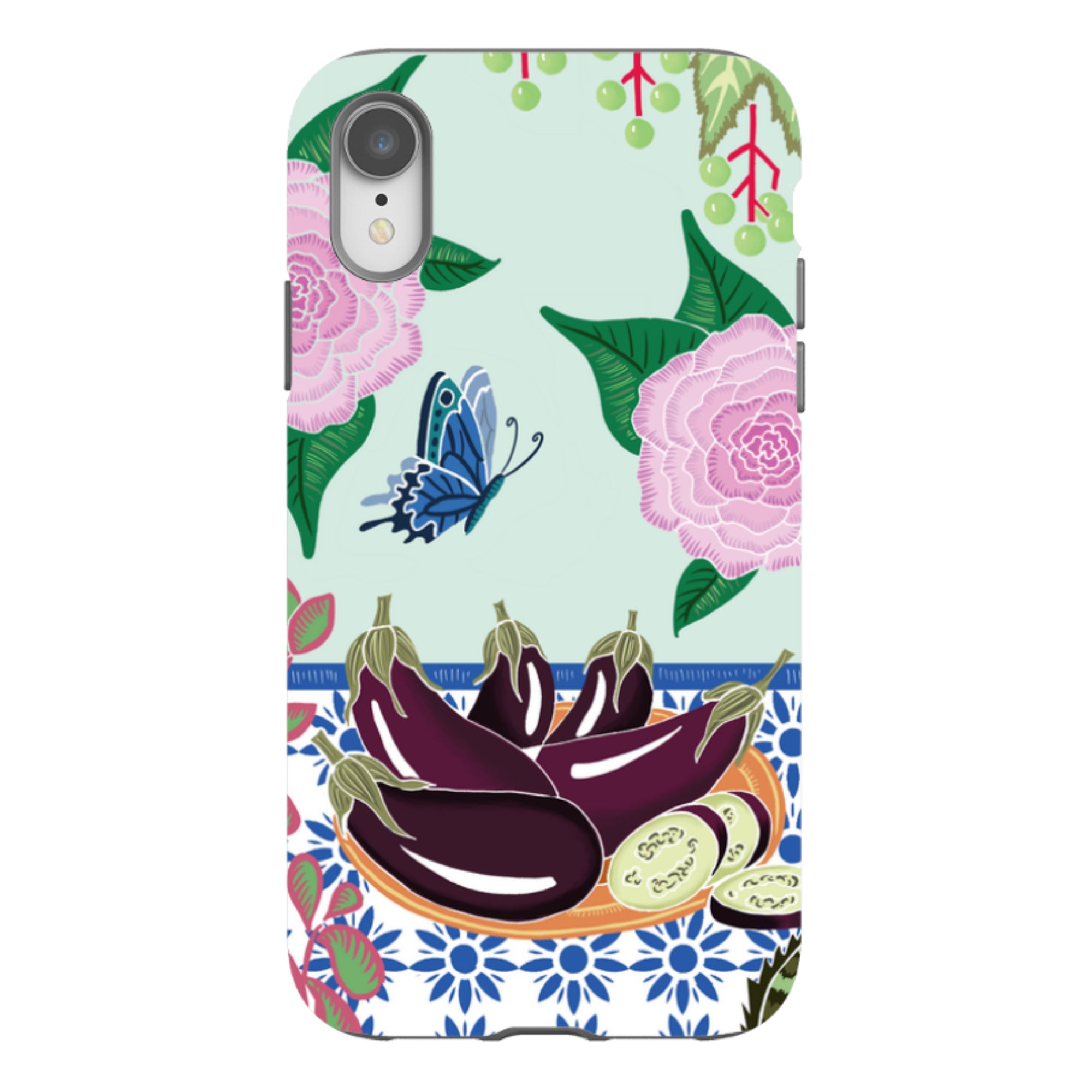 iPhone Tough Case - Aubergines By Kate Heiss