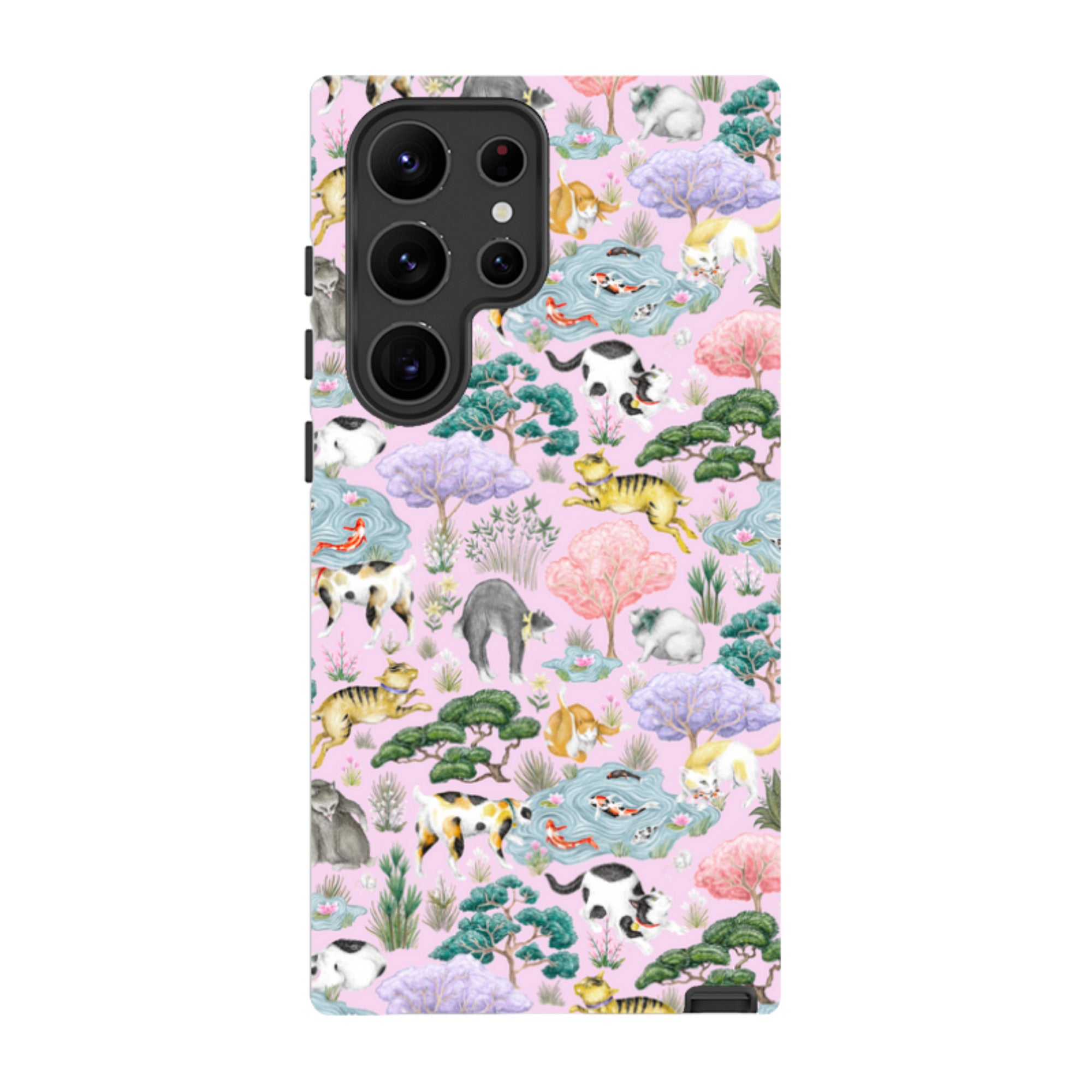 Samsung Tough  Case - Cat Garden By Catherine Rowe