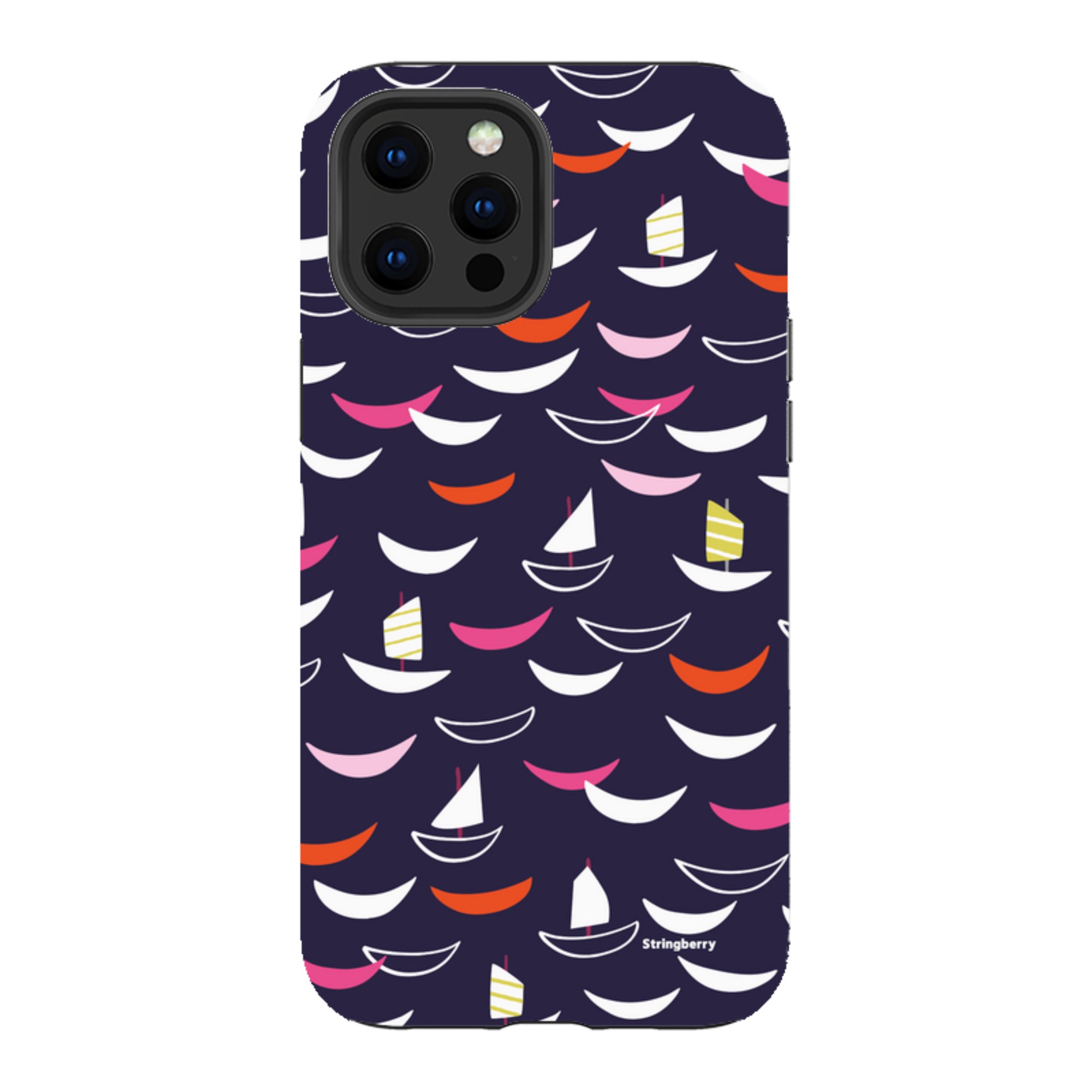iPhone Tough Case - Little Boats By Ali Brookes