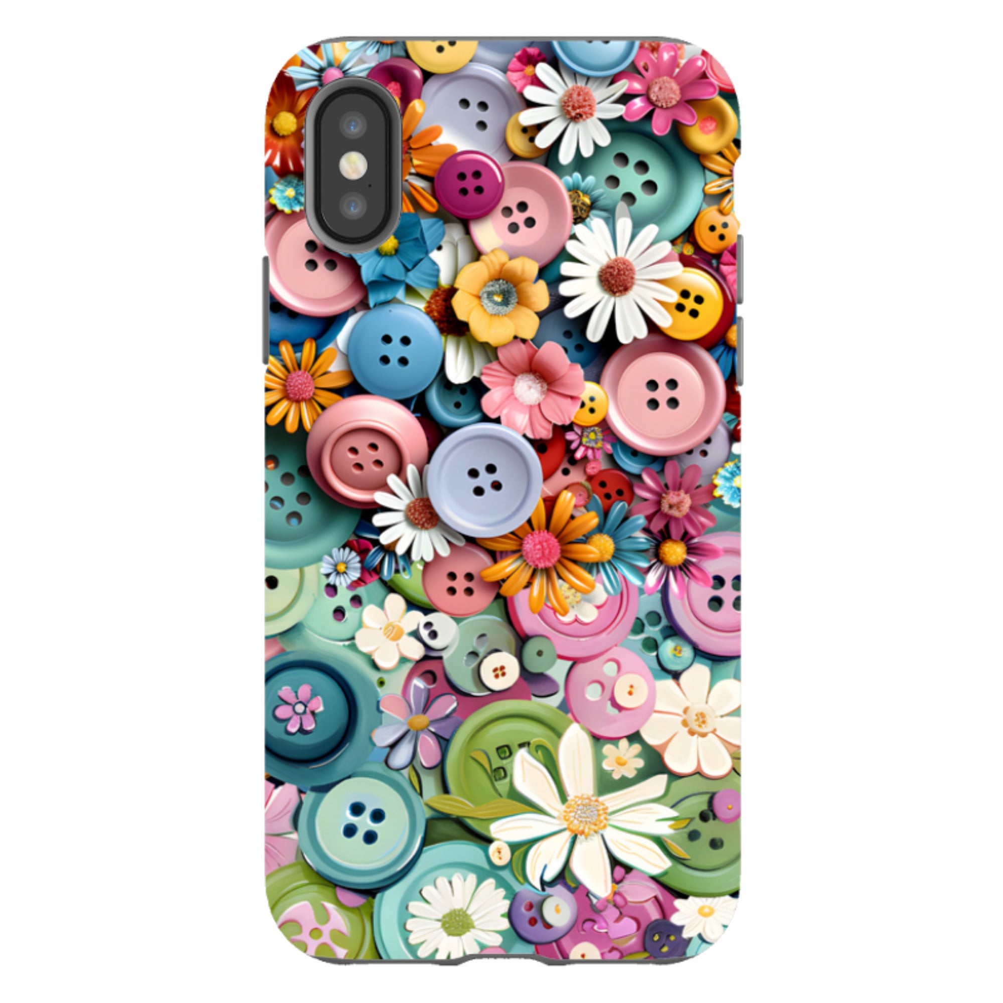 iPhone Case - Floral Buttons