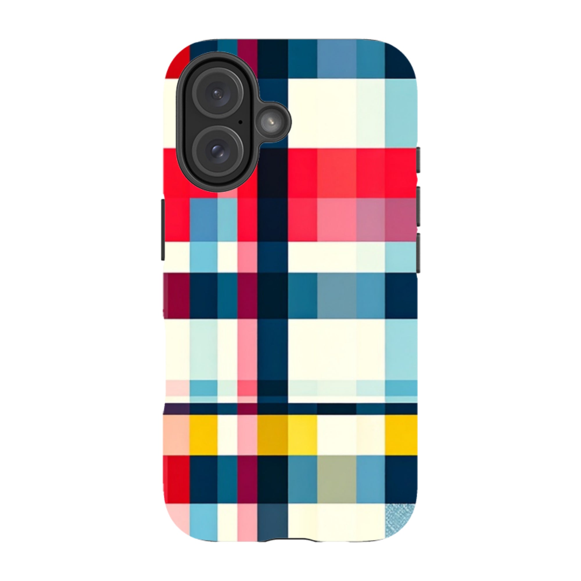 iPhone Tough Case - Cancun Gingham