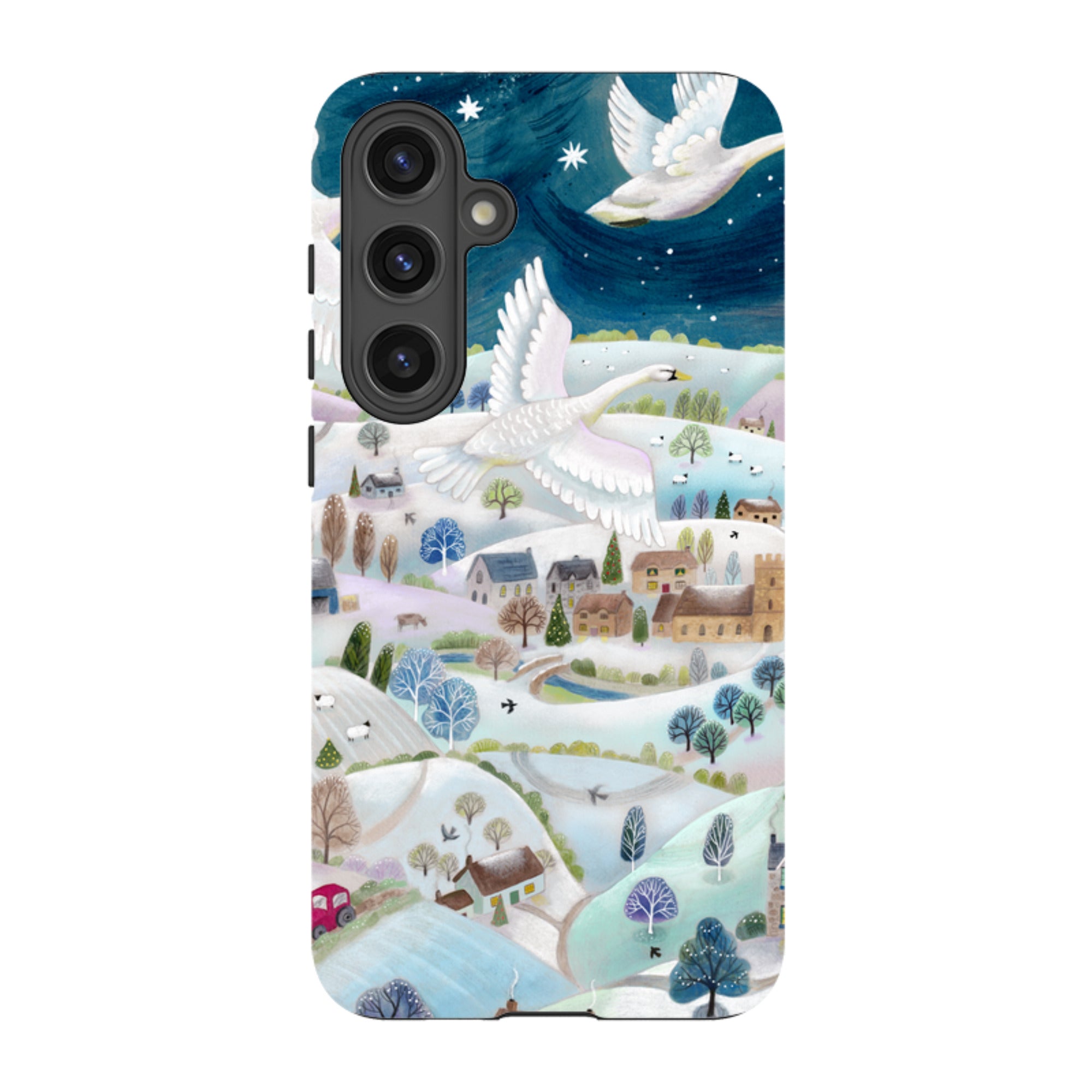 Samsung Tough Case - Winter Swans By Bex Parkin