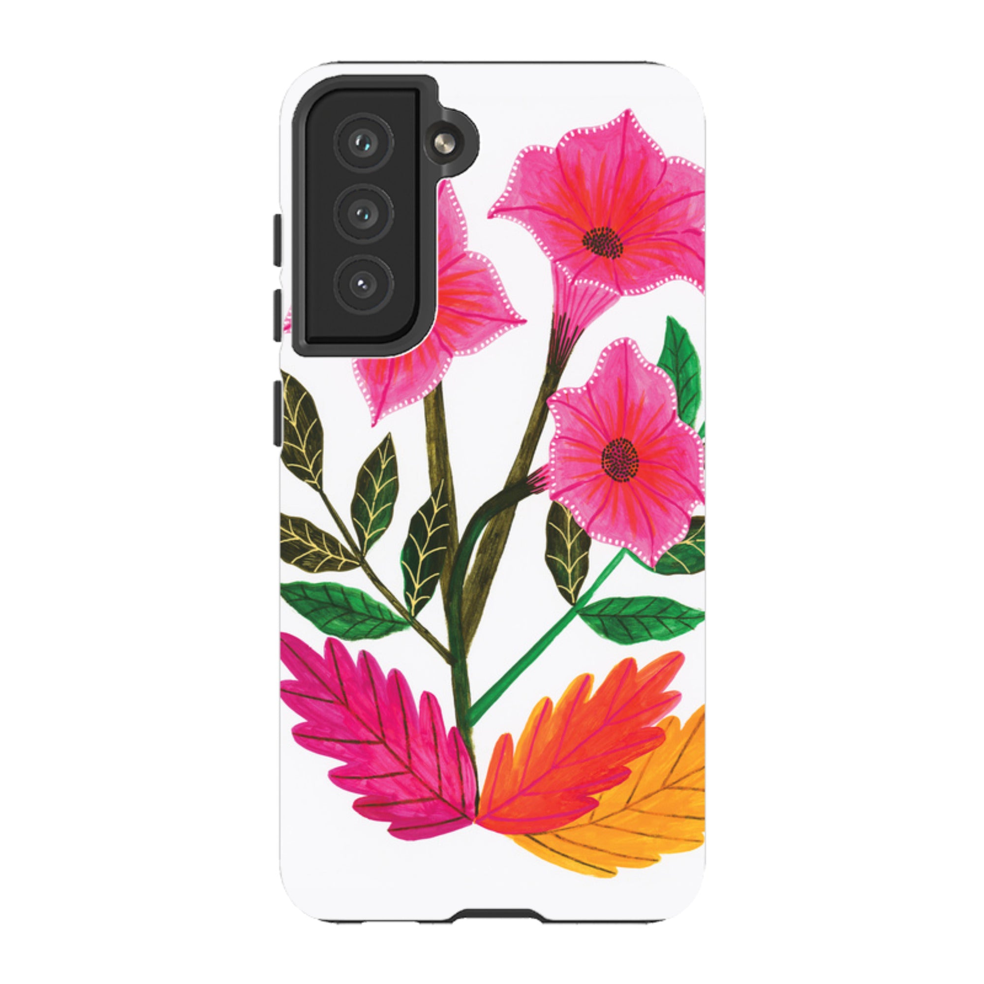 Samsung Tough Case - Trumpet Flowers By Lee Foster Wilson