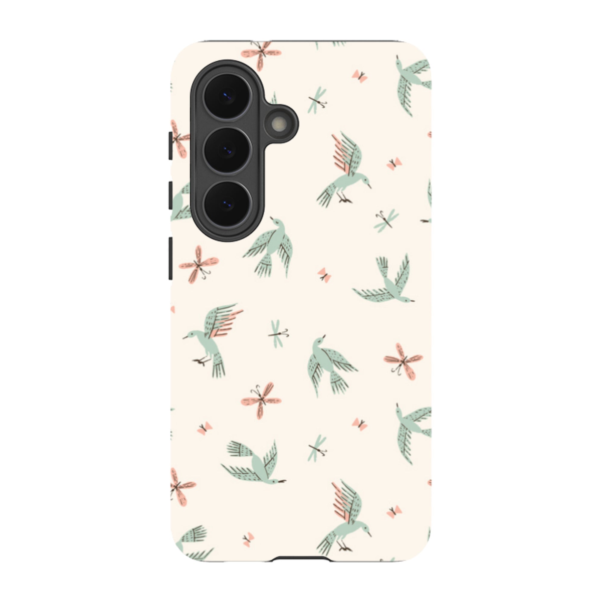Samsung Tough Case - Birds And Butterflies Cream By Meghann Rader