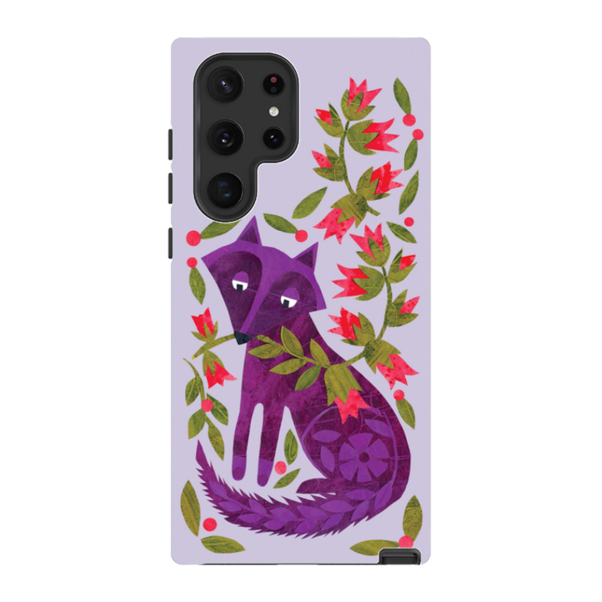 Samsung Tough Case - Purple Foxie By Tracey English