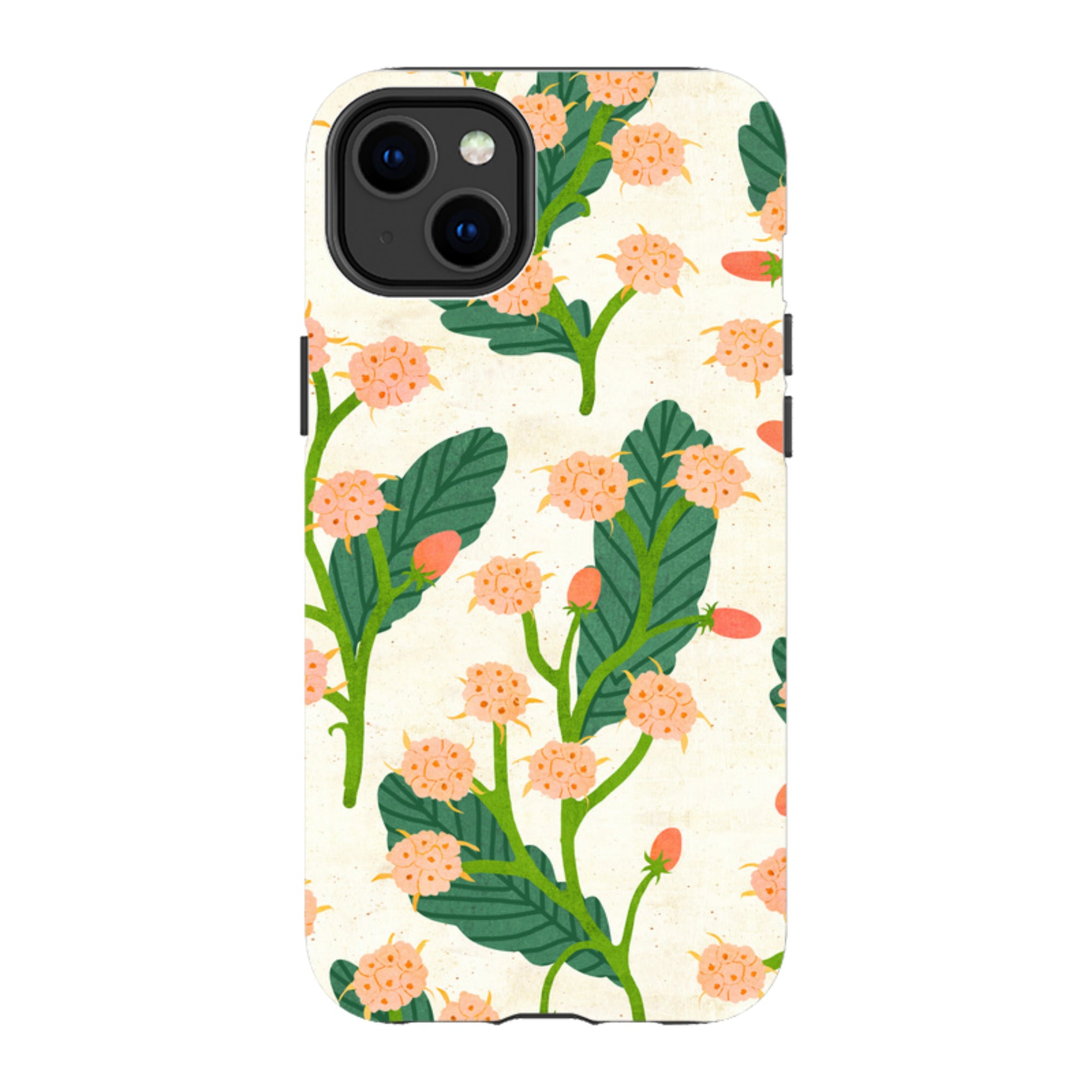iPhone MagSafe Tough Case - Summer Seeds Cream By Katherine Quinn