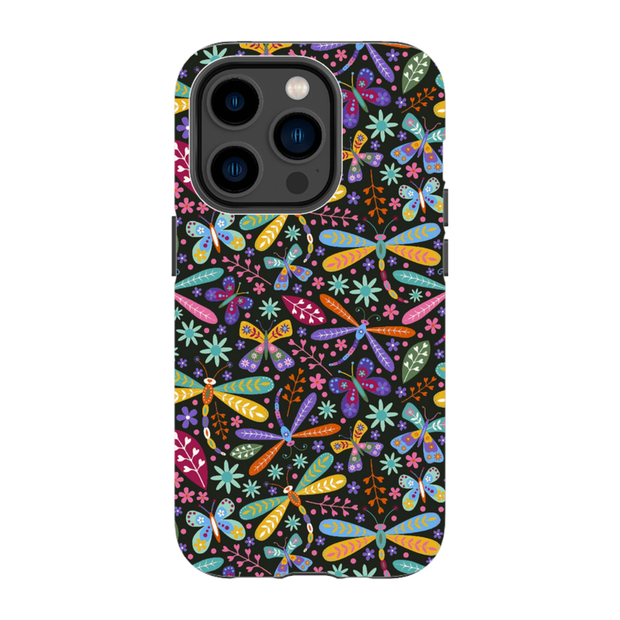 iPhone MagSafe Tough Case -  Dragonflies Multi By Suzy Taylor