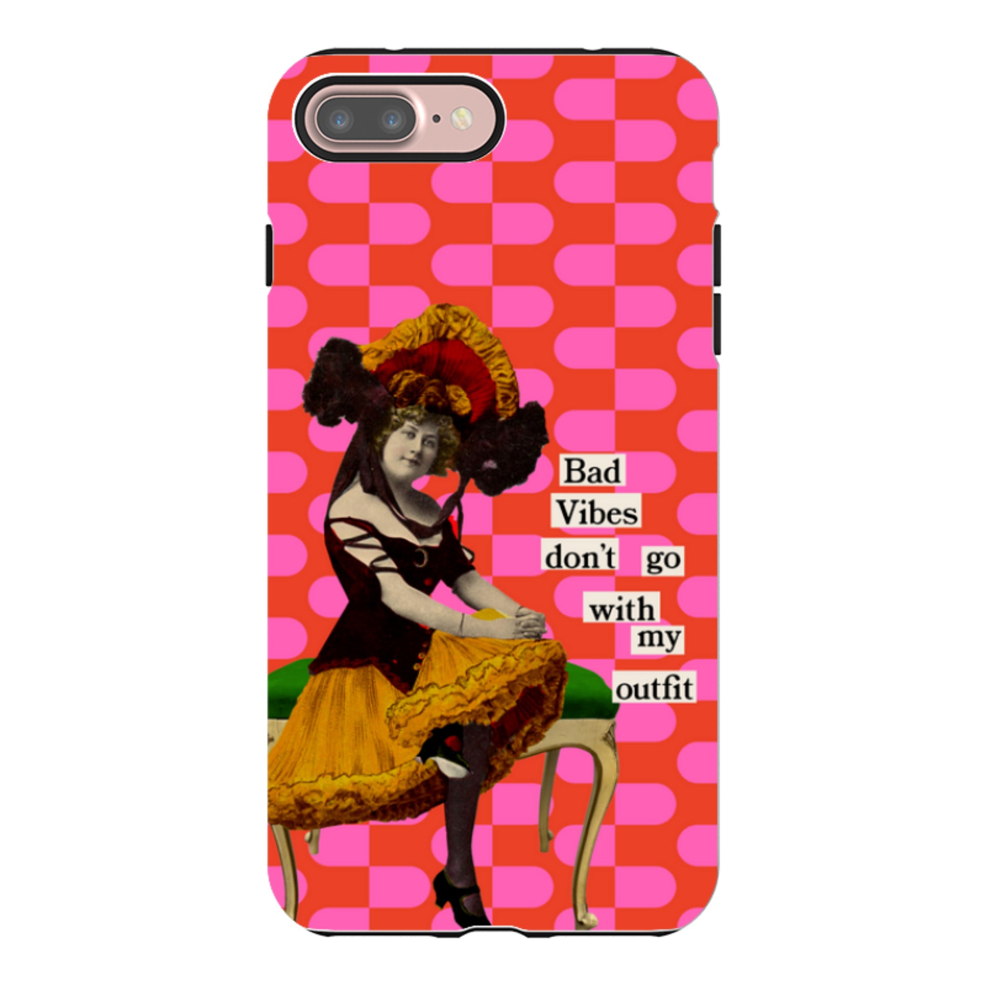 iPhone Tough Case - Bad Vibes By Clare Jordan