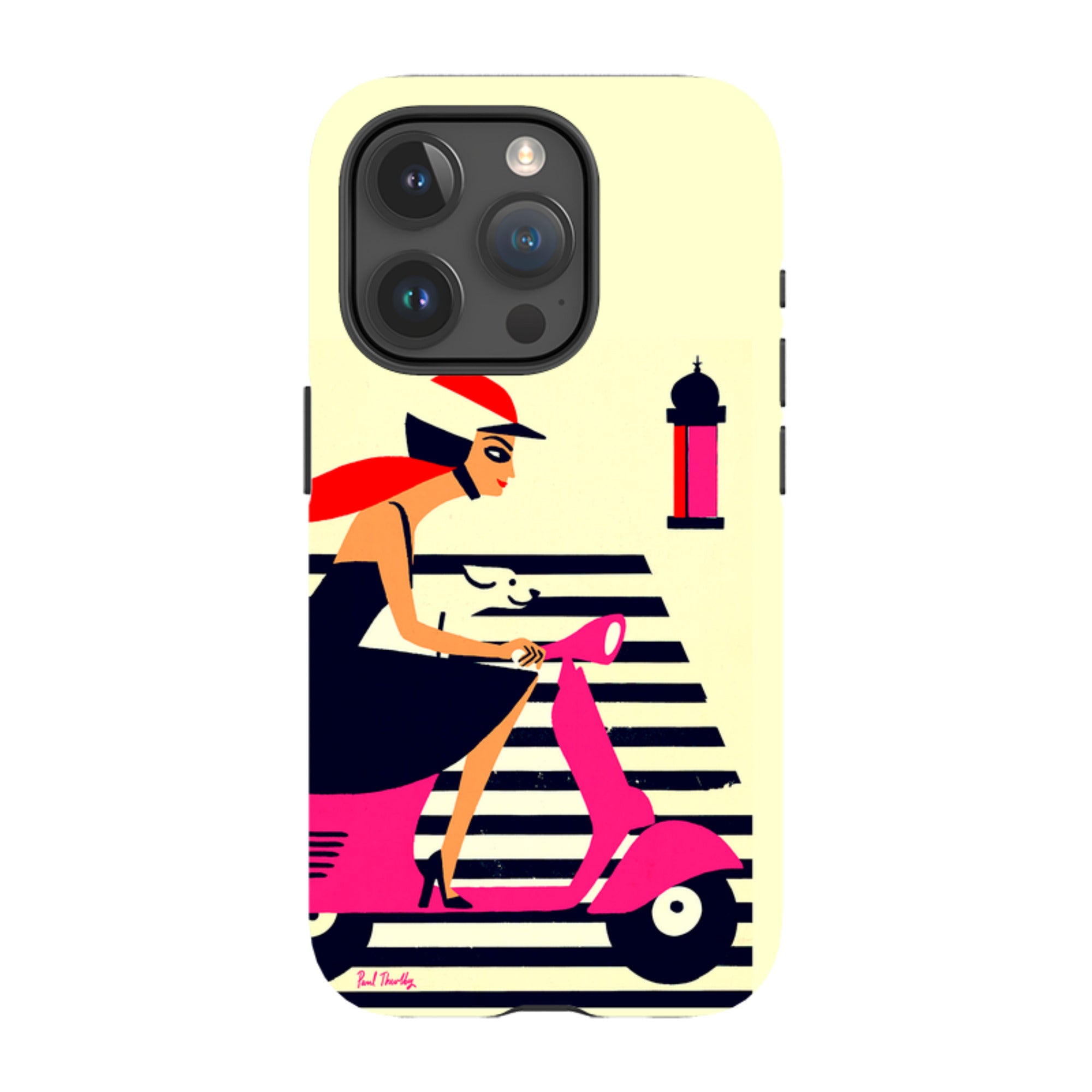 iPhone Tough Case - Vespa By Paul Thurlby