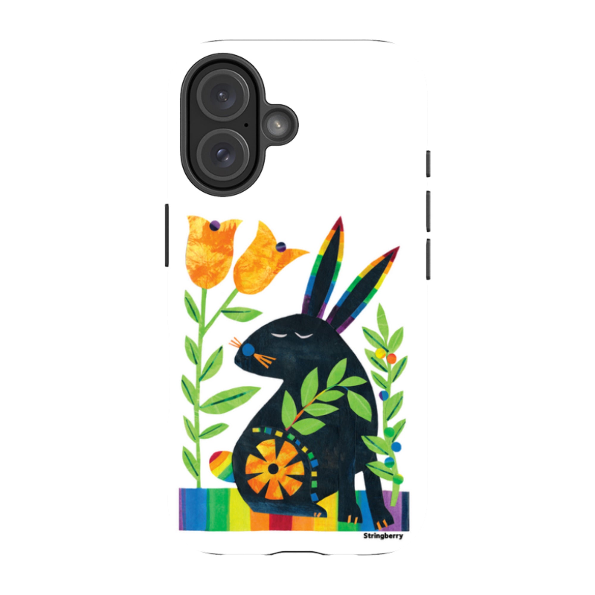 iPhone Tough Case - Pride Rabbit By Tracey English