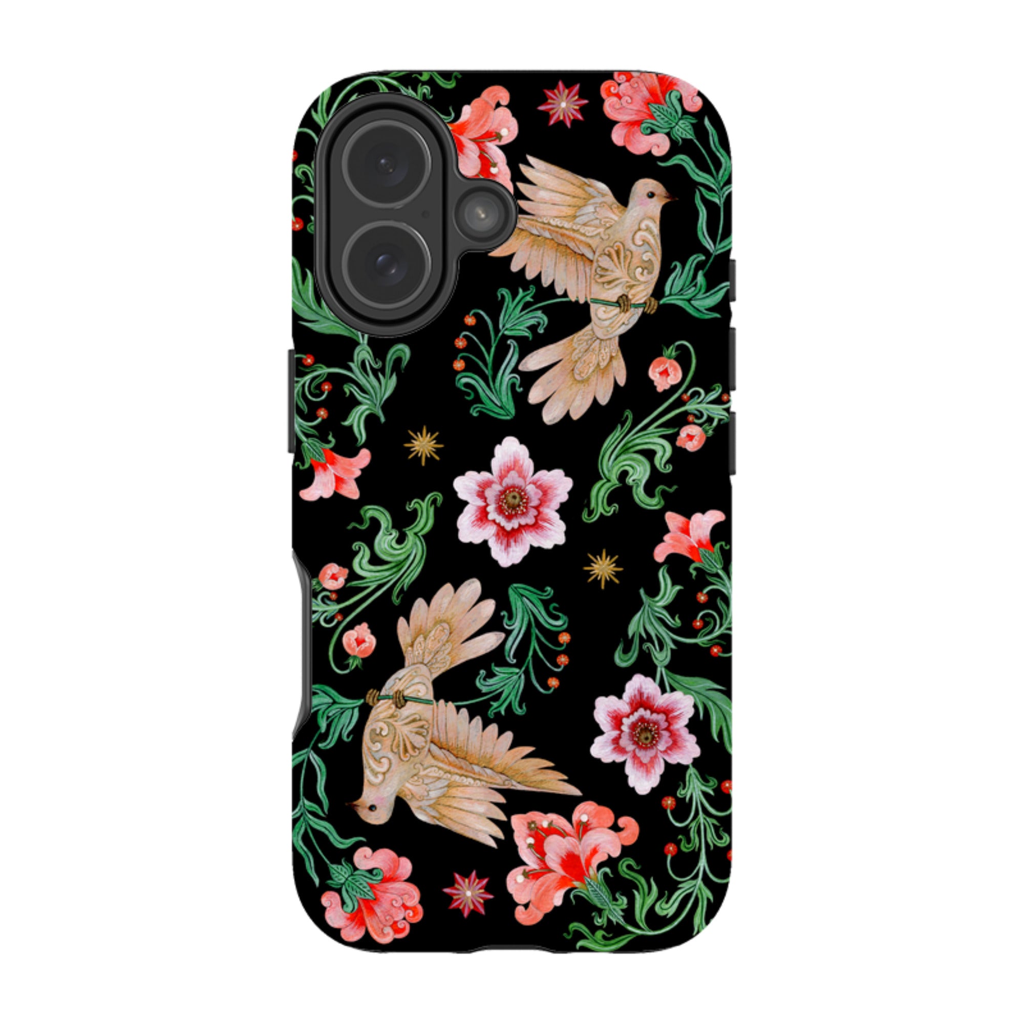 iPhone Tough  Case - Two Turtle Doves By Maria Matos