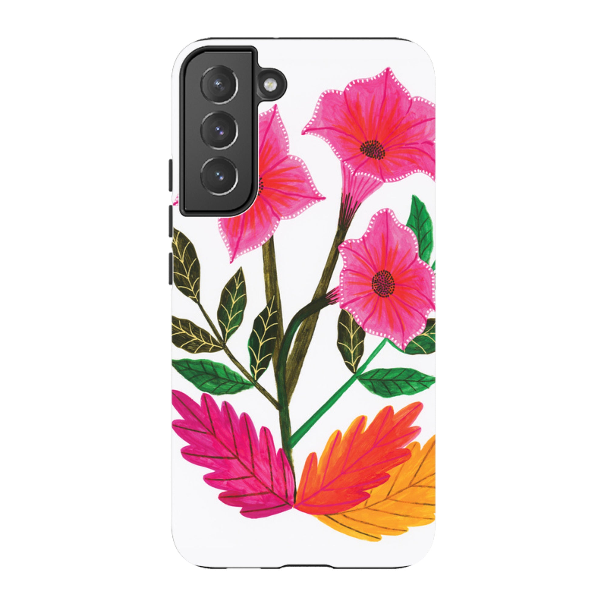 Samsung Tough Case - Trumpet Flowers By Lee Foster Wilson