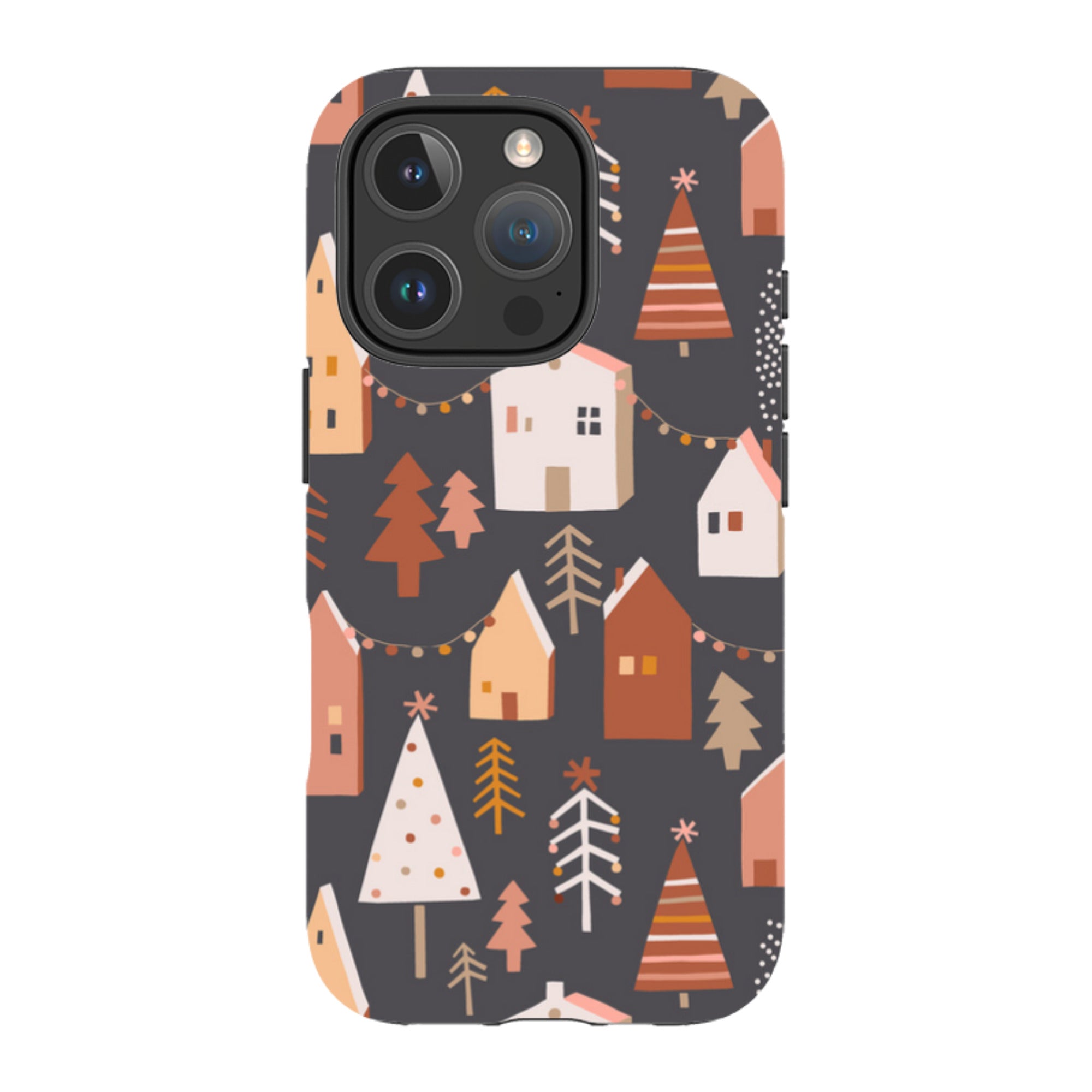 iPhone MagSafe Tough Case - Street Xmas Dark