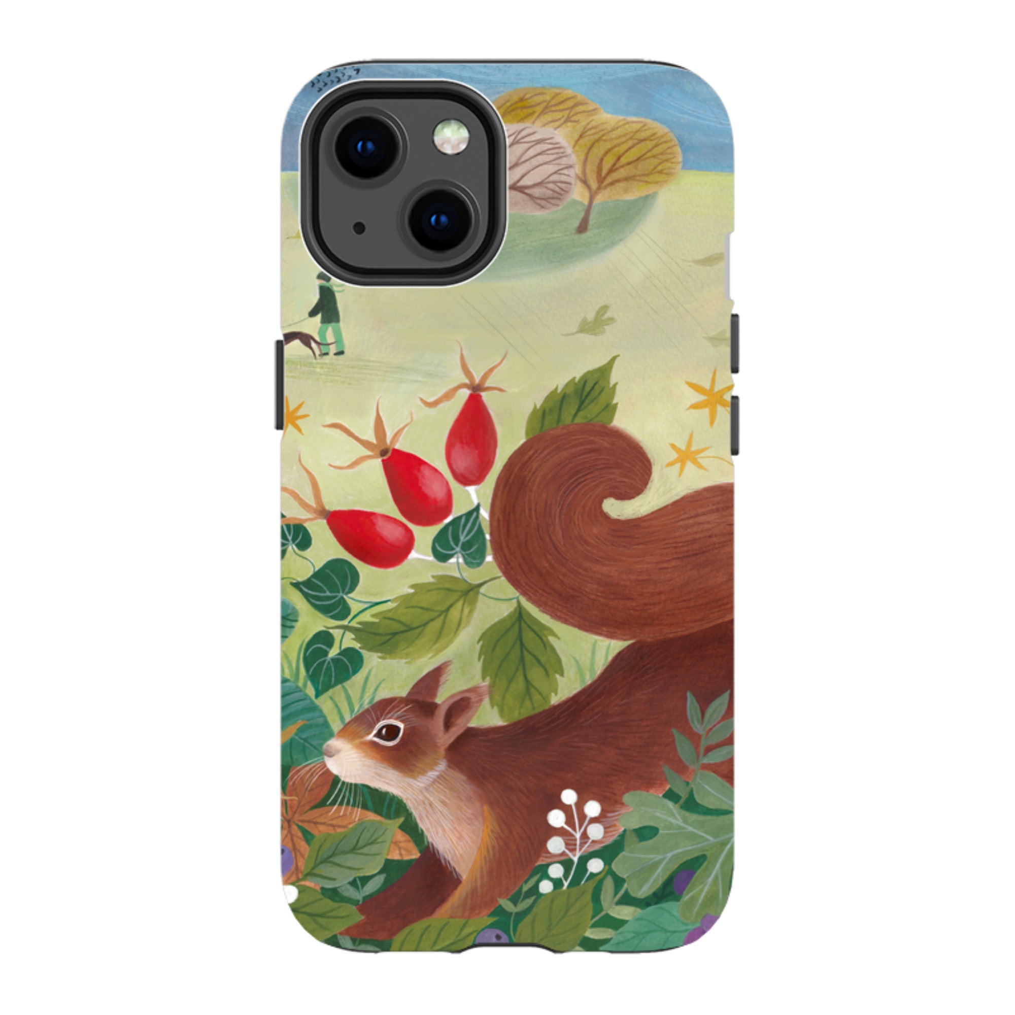 iPhone Tough Case - Autumn Squirrel By Bex Parkin