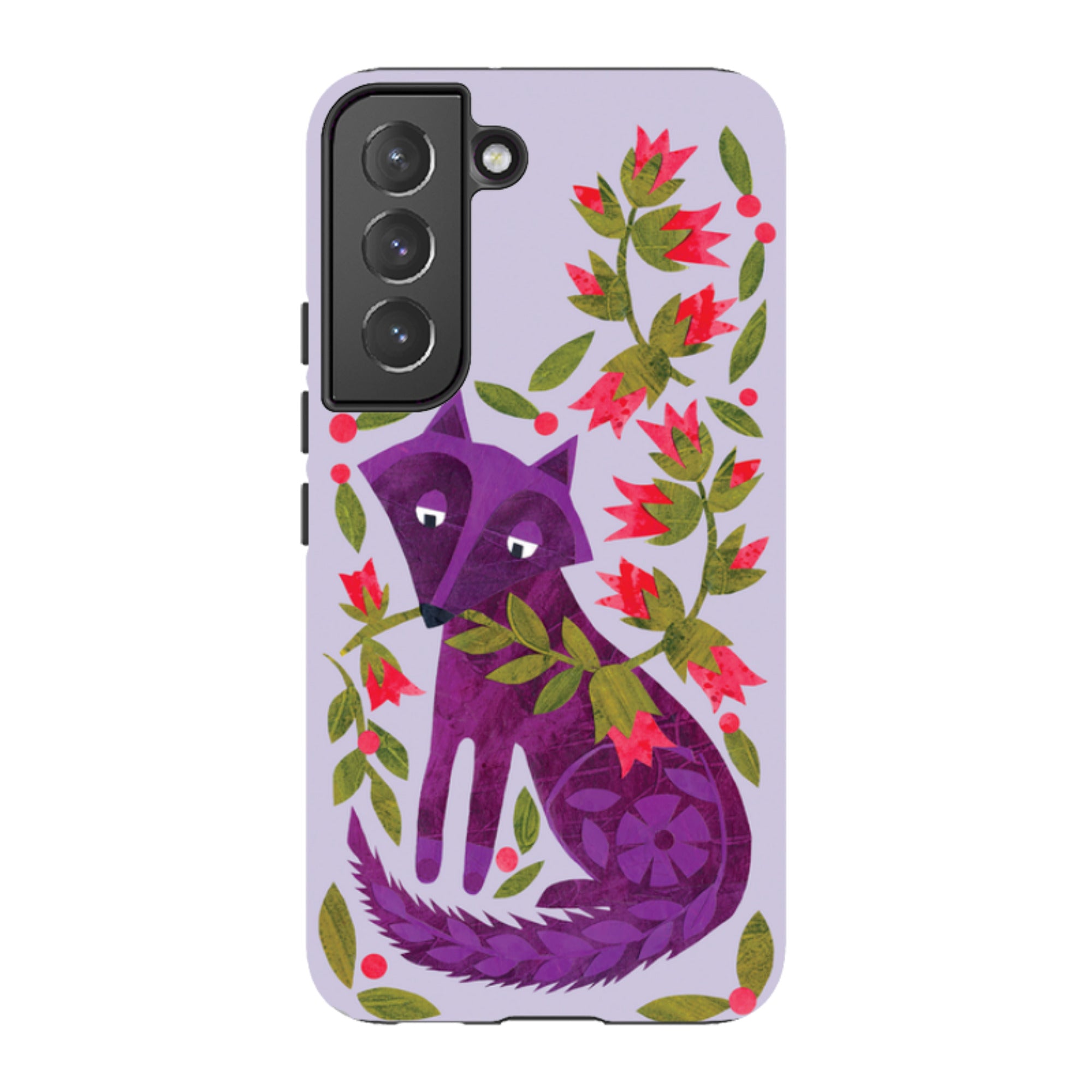 Samsung Tough Case - Purple Foxie By Tracey English
