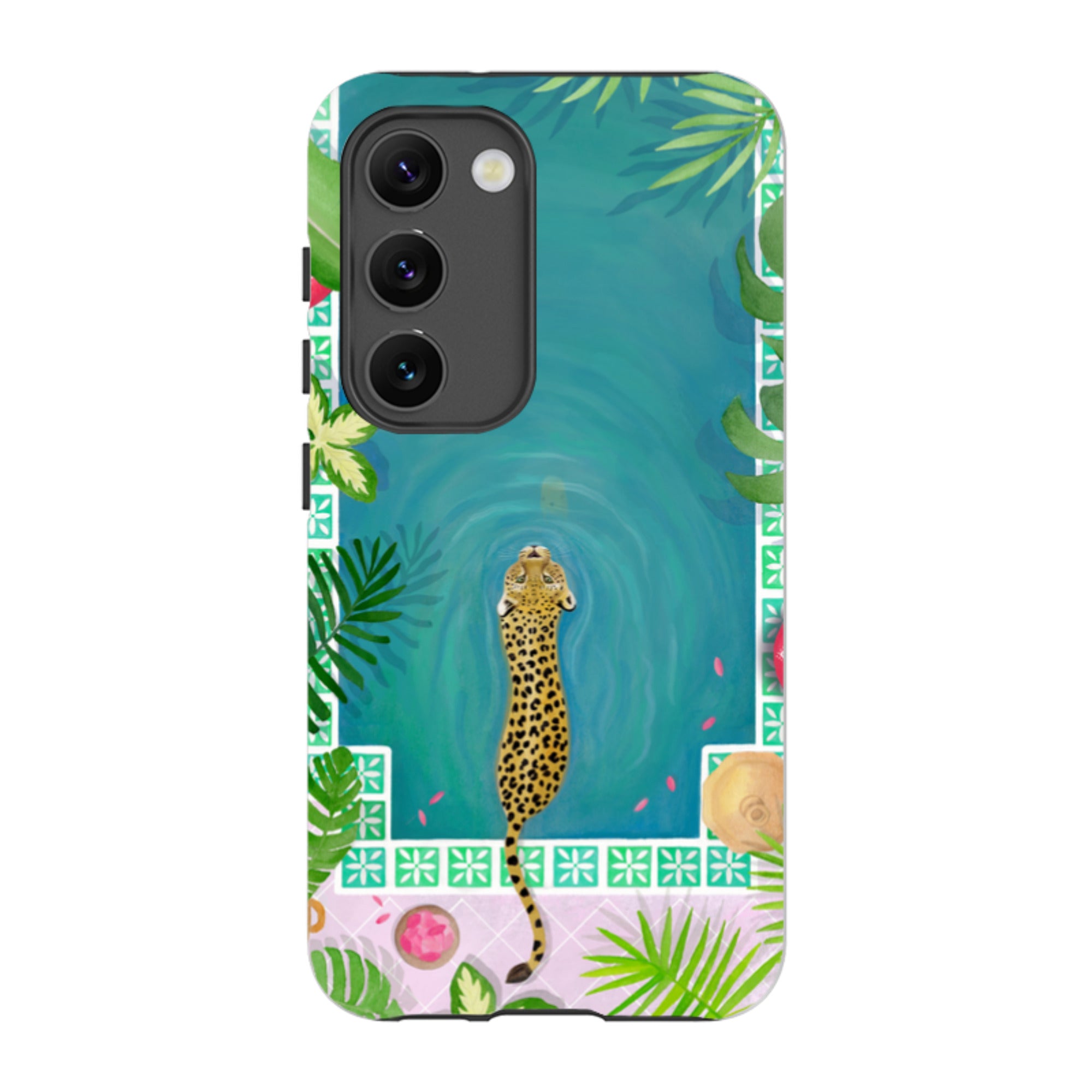 Samsung Tough Case - Morocco Pool Leopard By Bex Parkin
