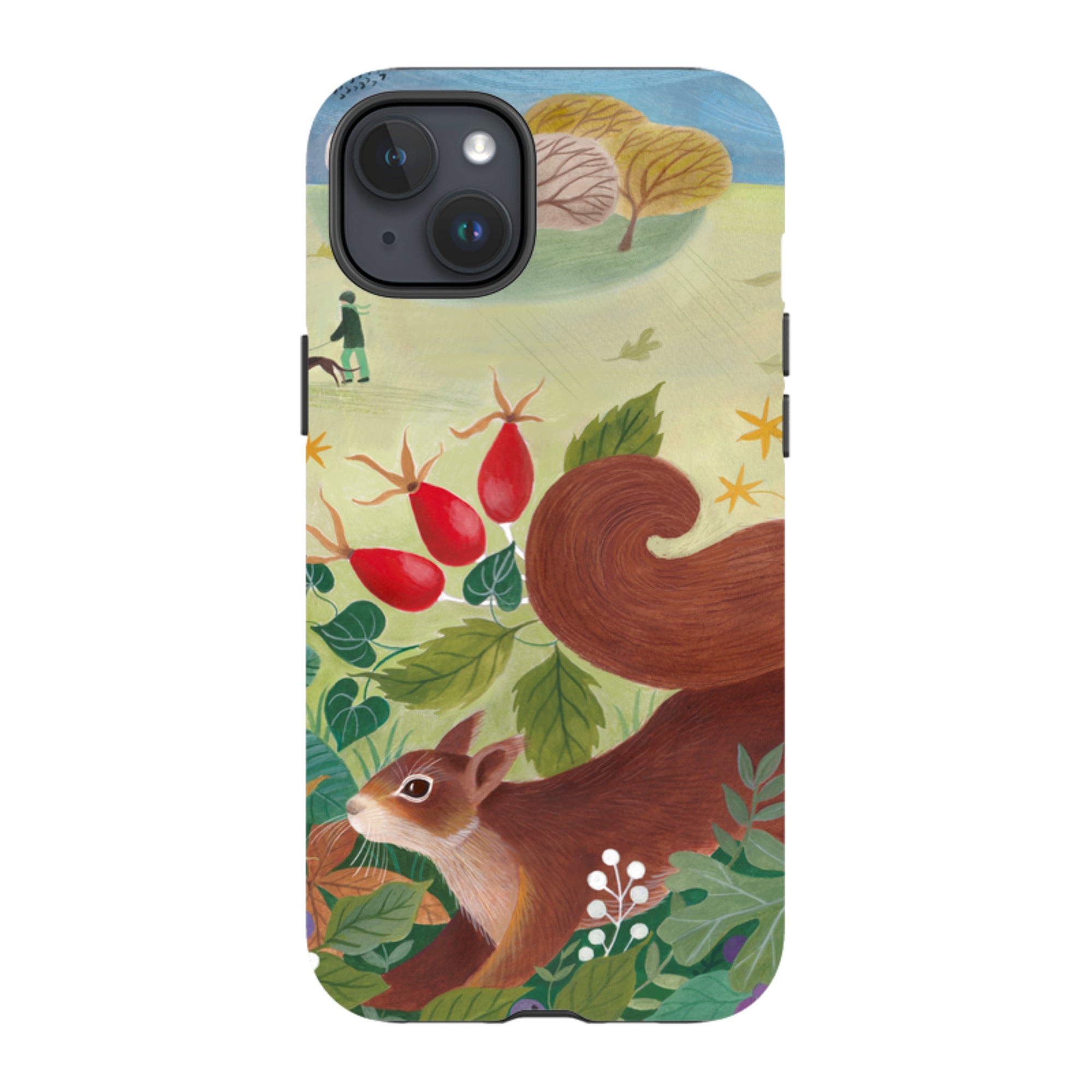 iPhone Tough Case - Autumn Squirrel By Bex Parkin