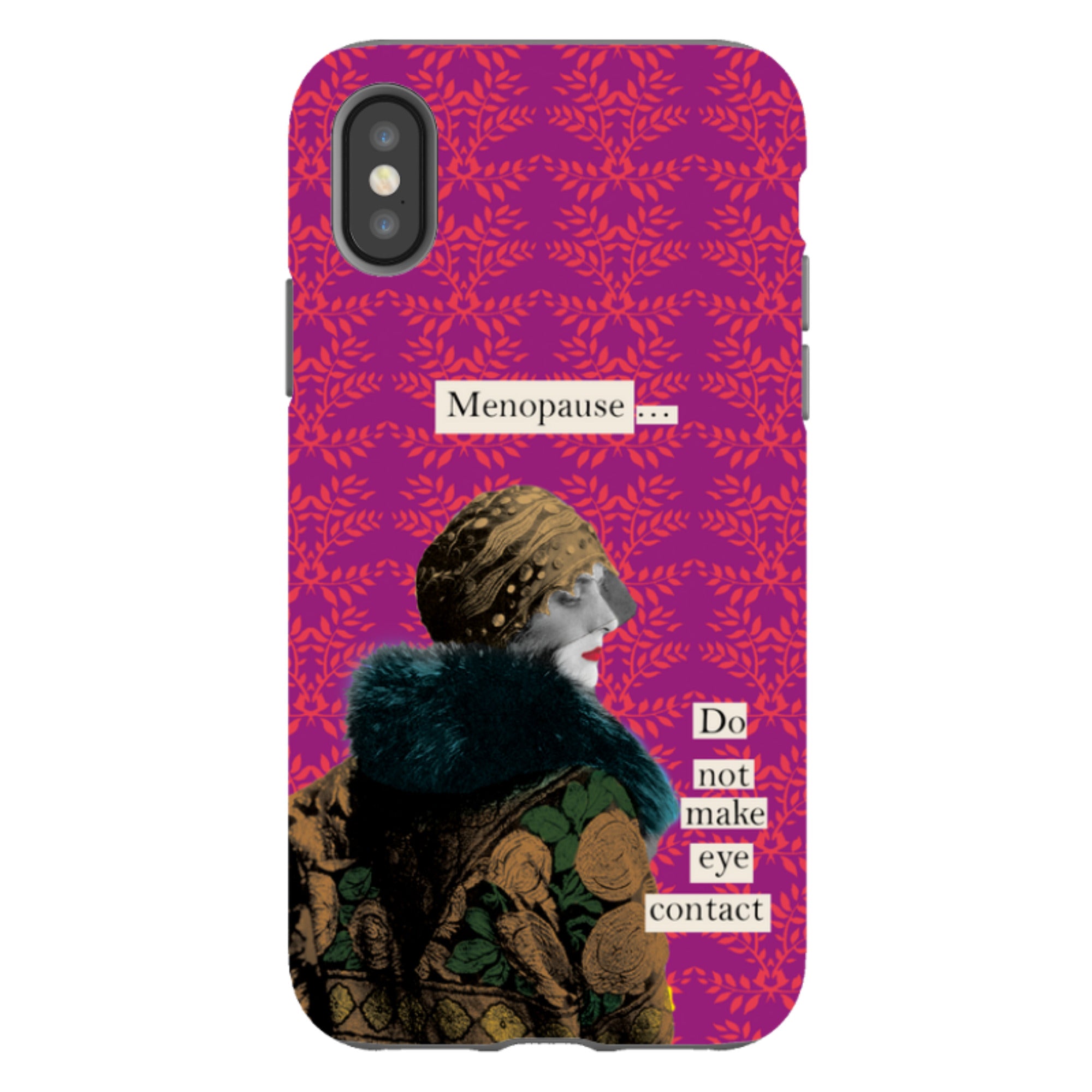 iPhone Tough Case - Menopause By Clare Jordan