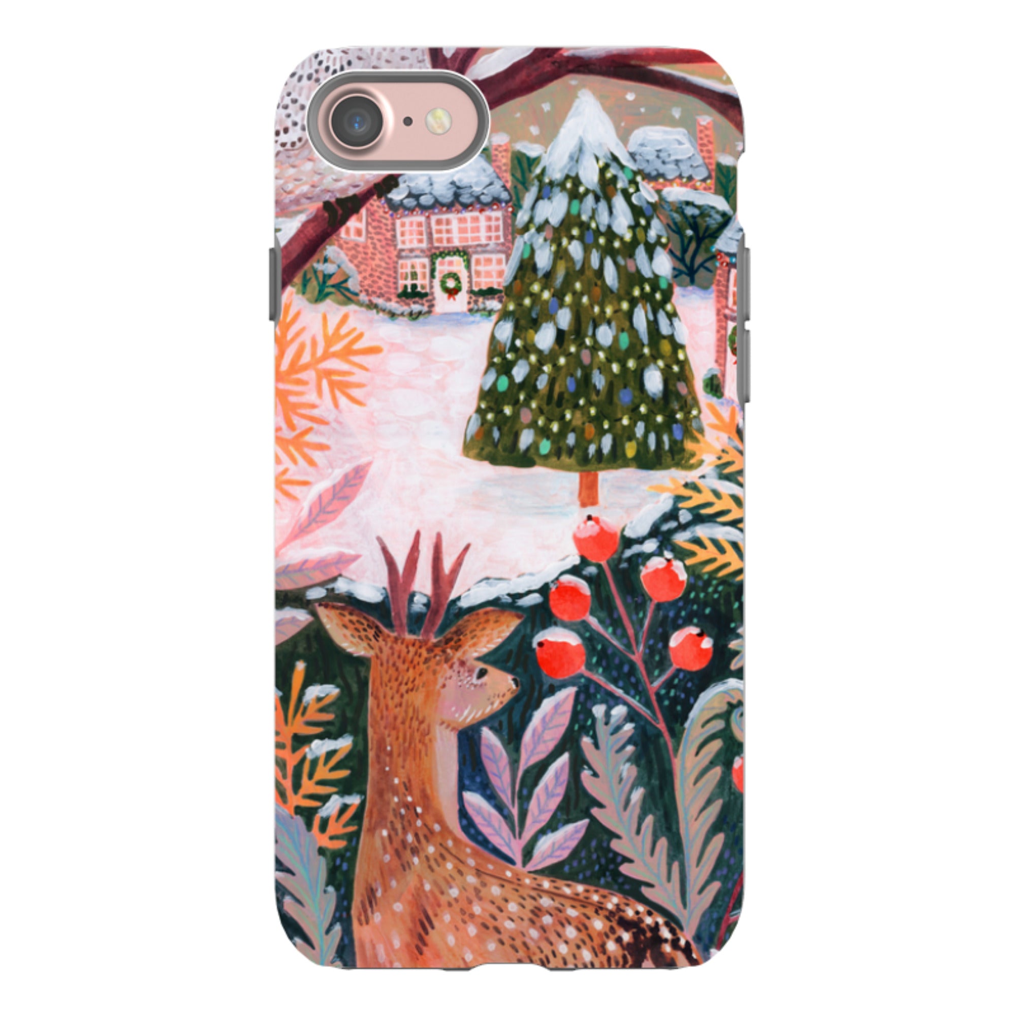 iPhone Tough Case - Deer By Lee Foster Wilson