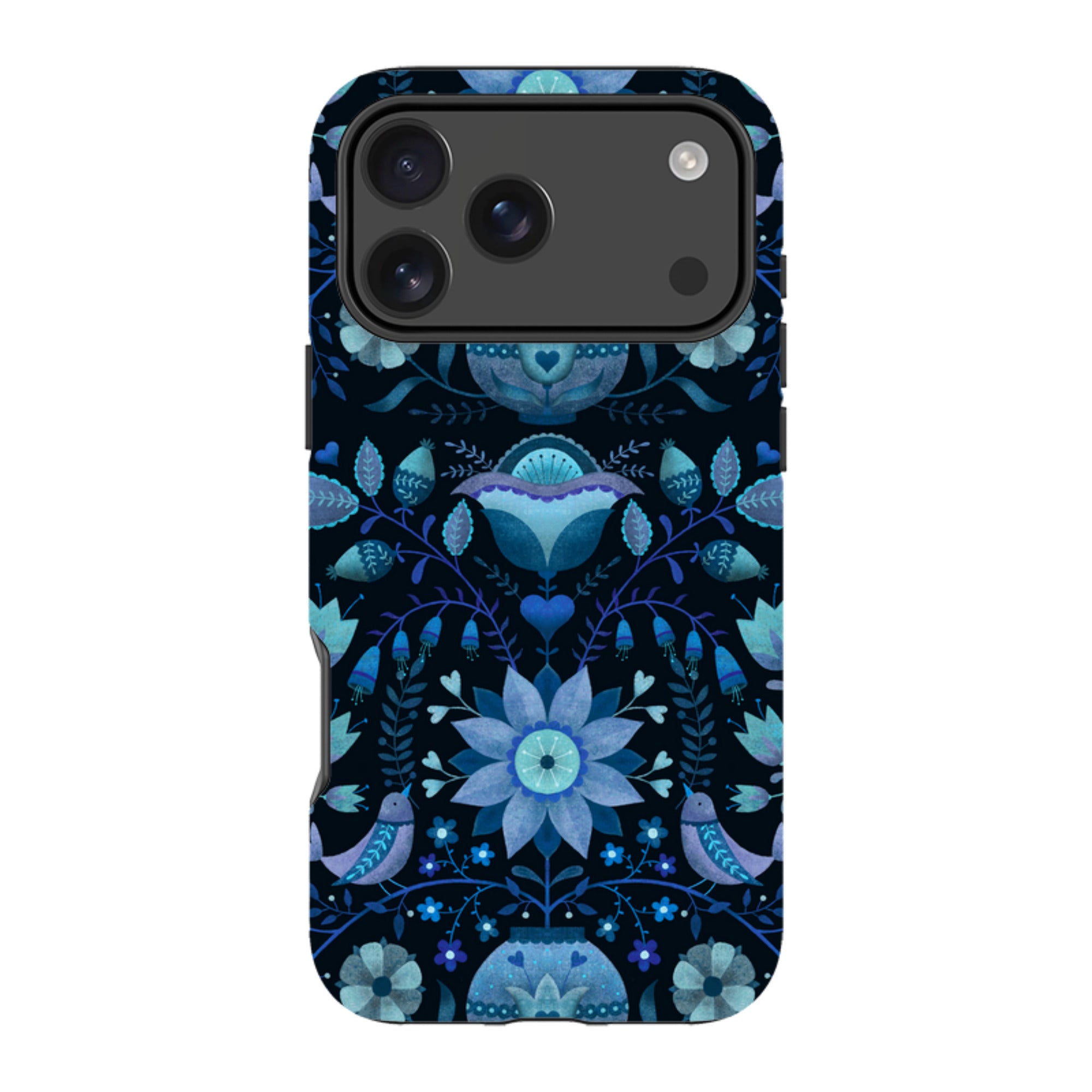 iPhone MagSafe Tough Case -  Blue Folk By Suzy Taylor