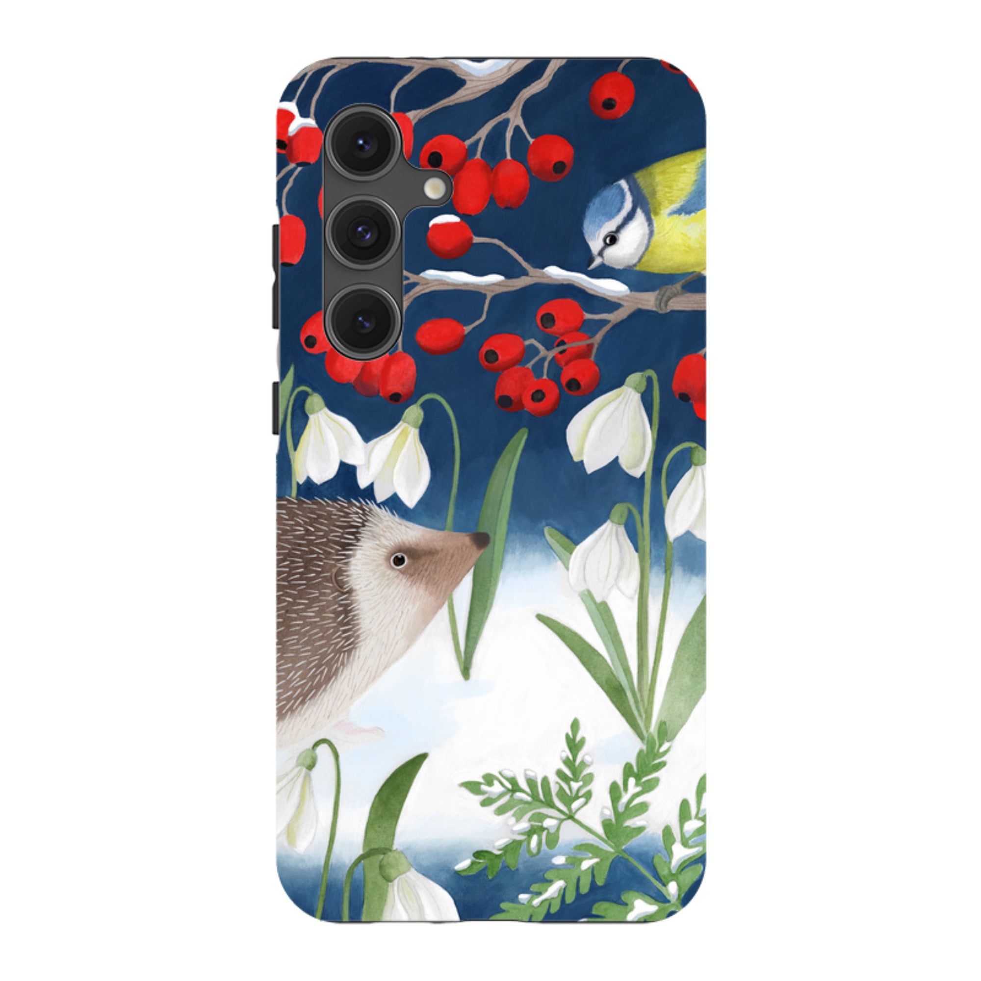 Samsung Tough Case - Blue Tit And Hedgehog By Bex Parkin