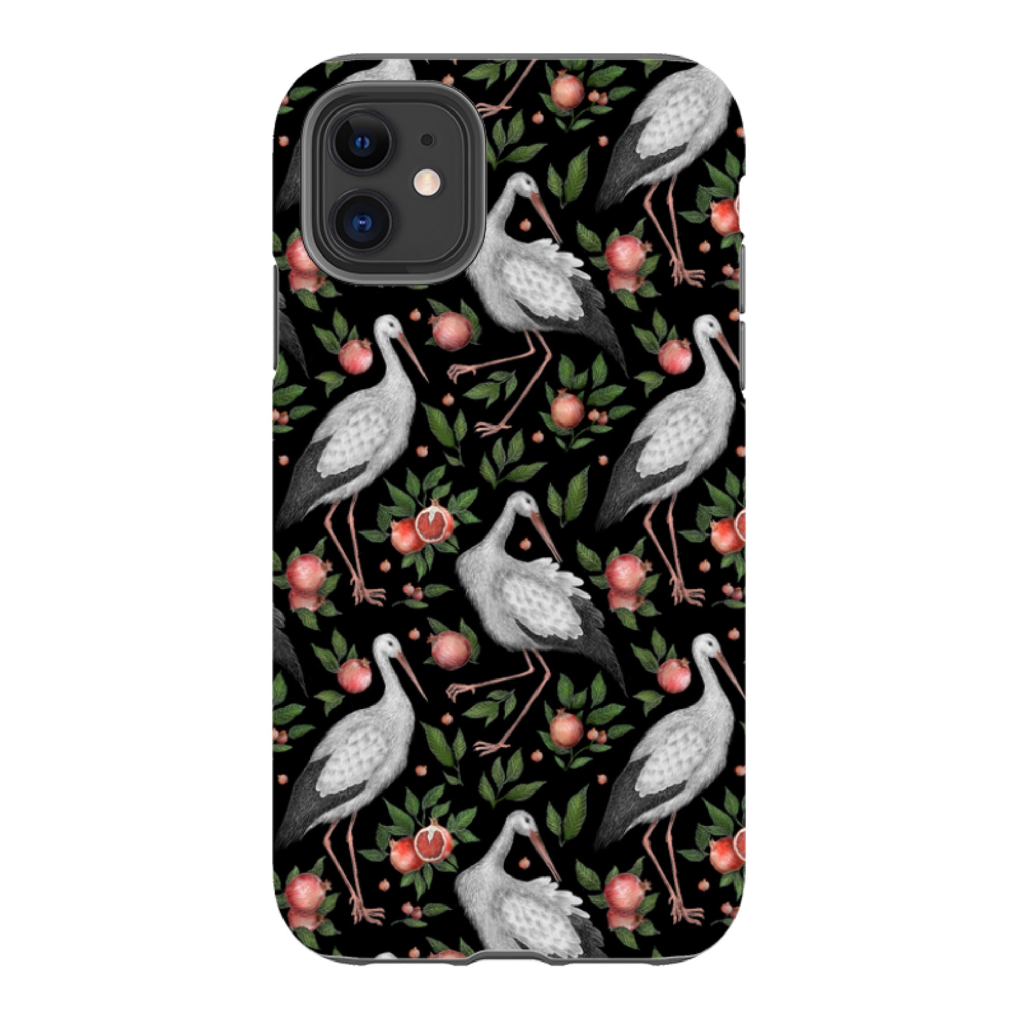 iPhone Tough Case - Stork Pattern By Catherine Rowe