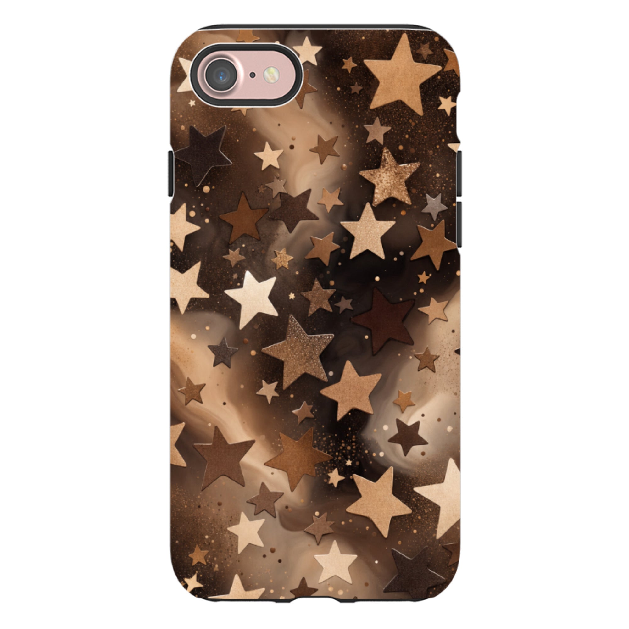 iPhone Tough Case - Bronze Galaxy Star