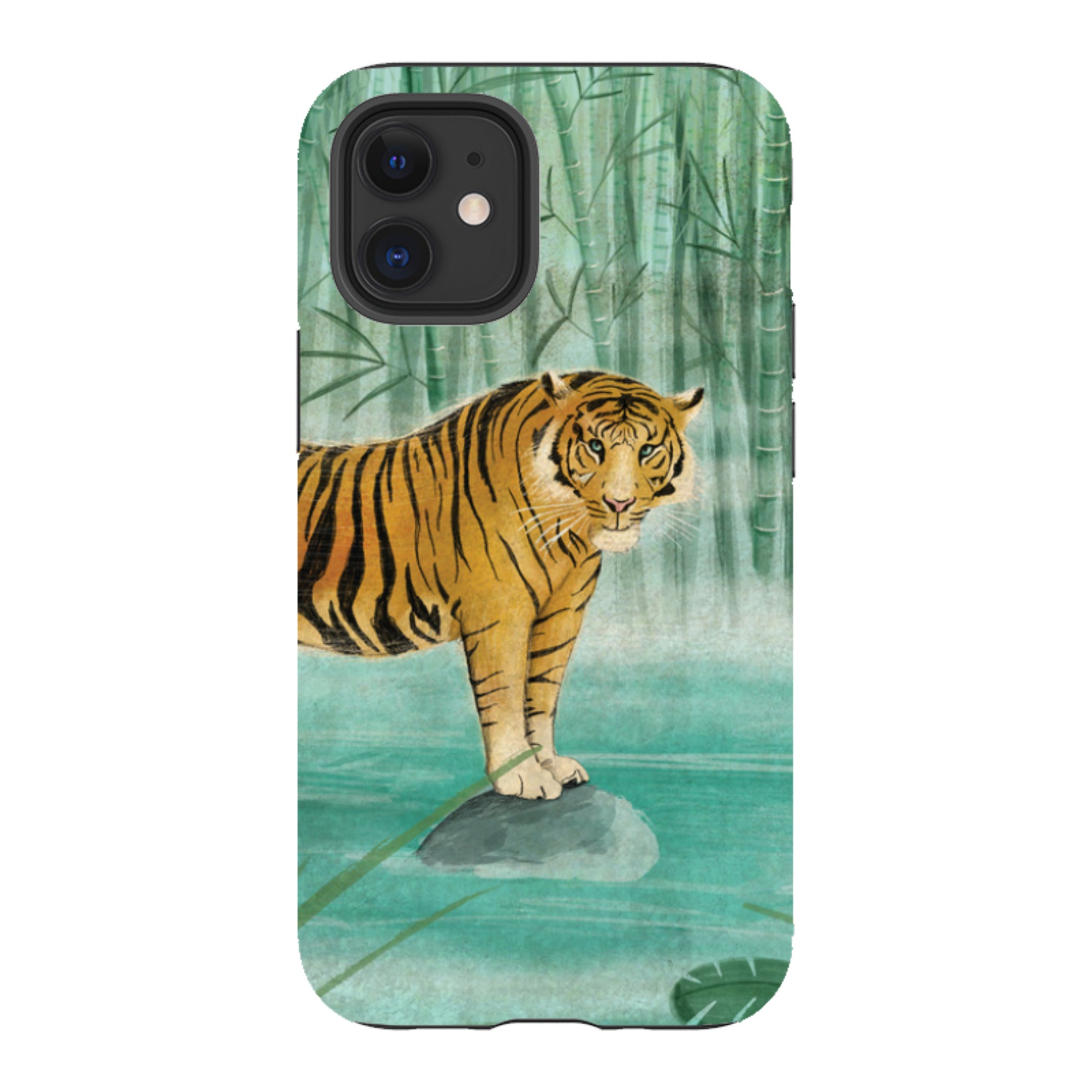 iPhone Tough Case - Tiger By Maja Lindberg