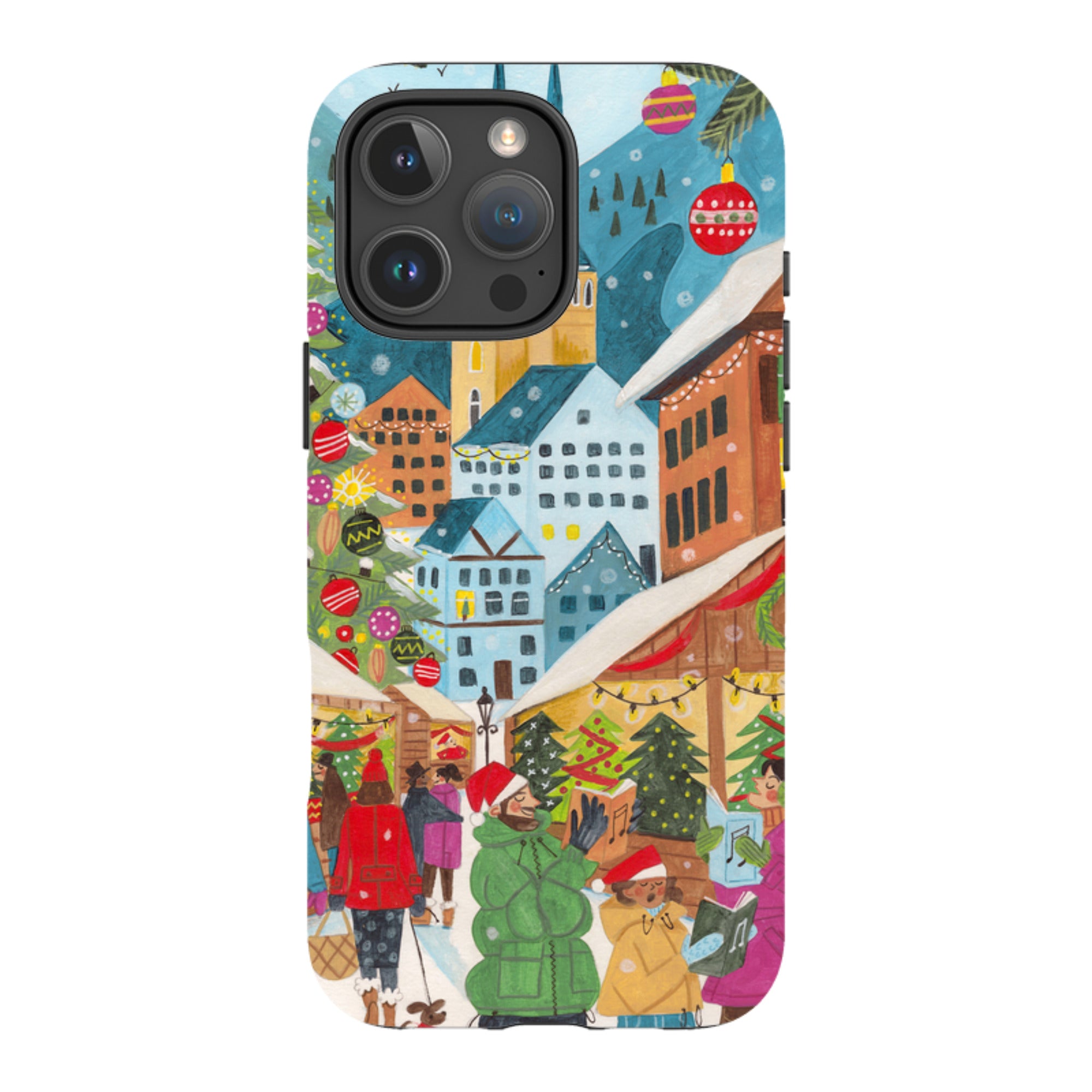 iPhone Tough Case - Christmas Market By Caroline Bonne Muller