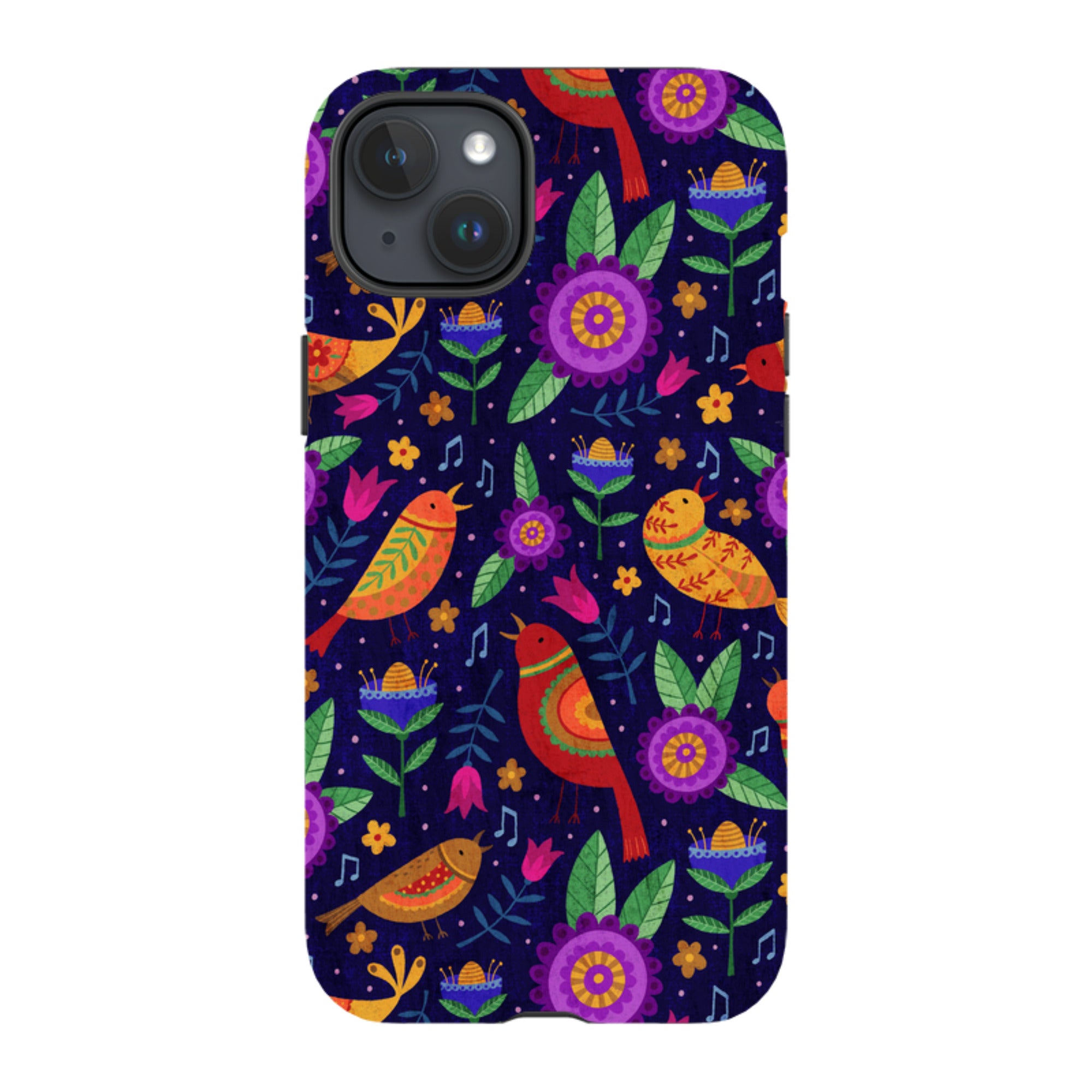 iPhone Tough Case - Bird Pattern VII By Suzy Taylor