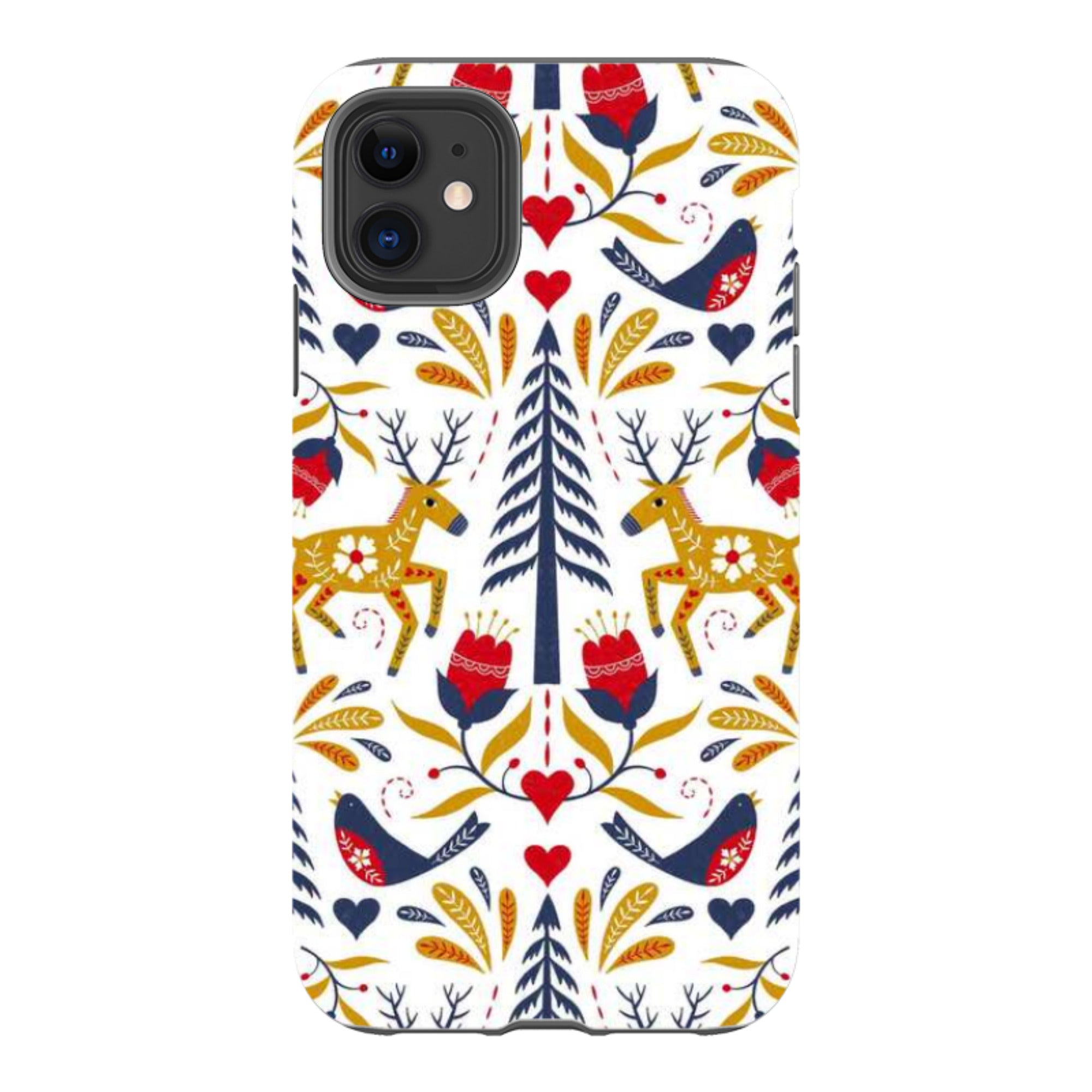 iPhone Tough Case - Xmas Pattern II By Suzy Taylor