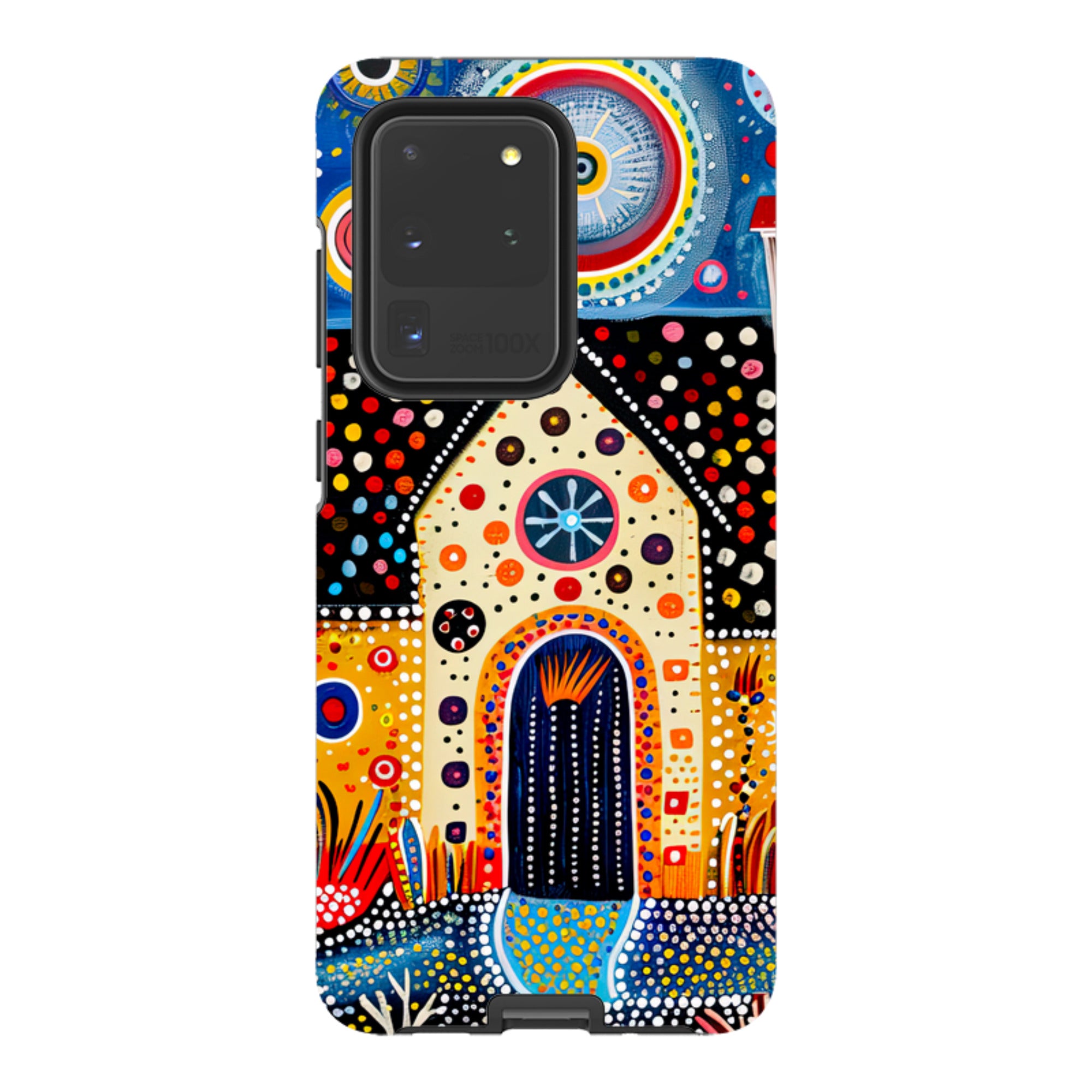 Samsung Tough Case - Folk Art House IX