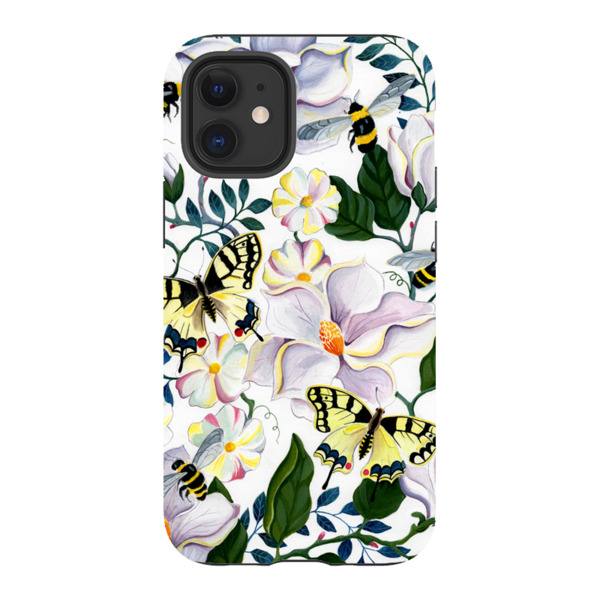 iPhone Tough Case - Bees And Magnolia By Bex Parkin