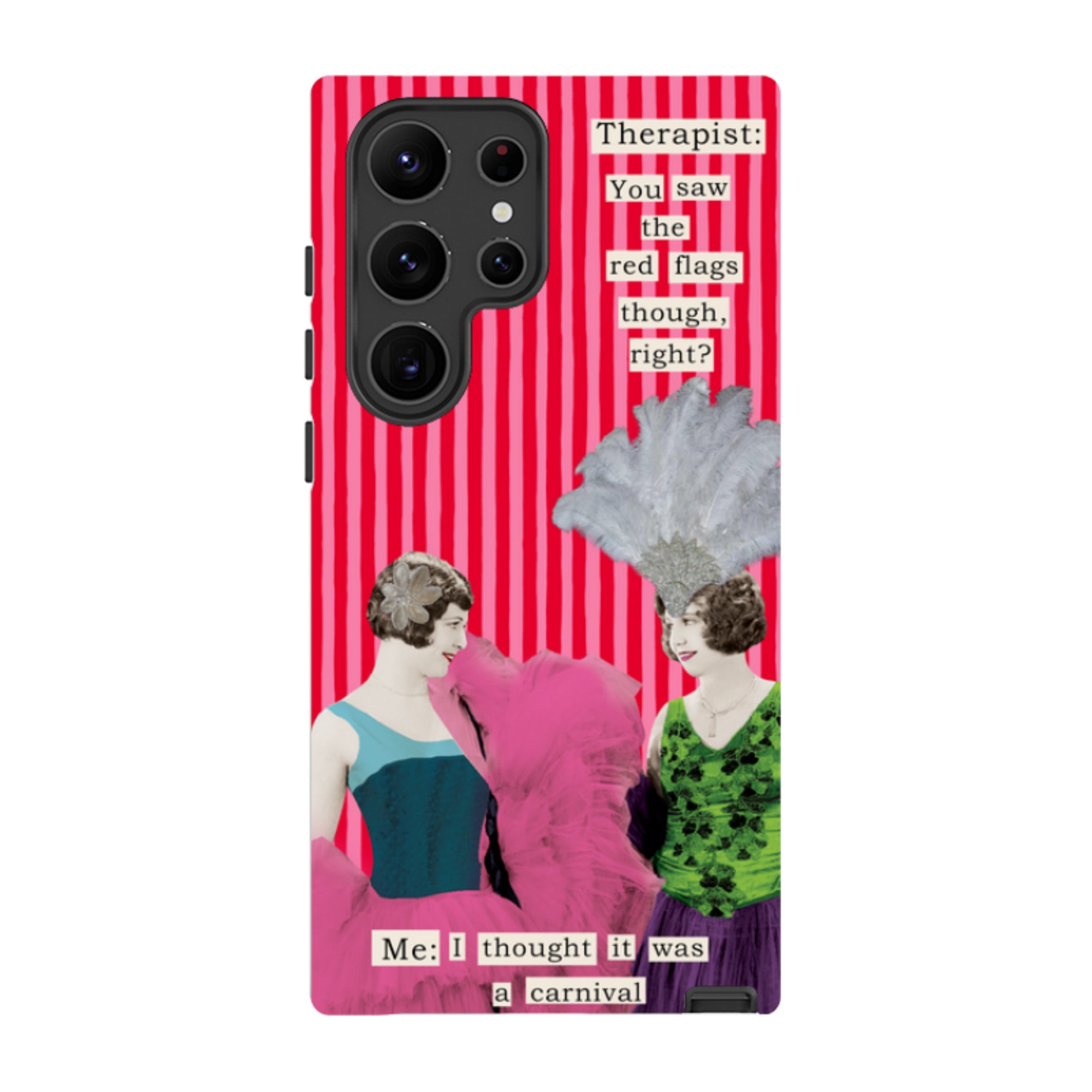 Samsung Tough Case - Therapist Red Flag By Clare Jordan
