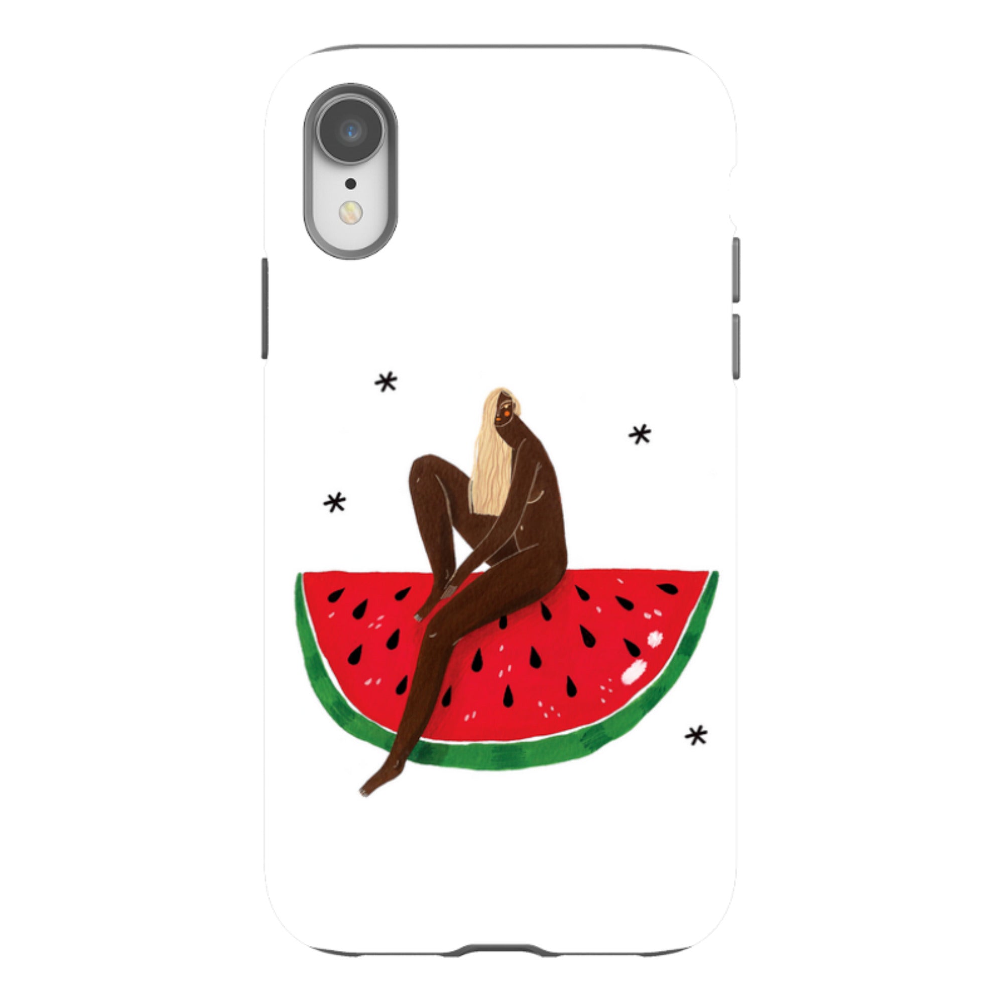 iPhone Tough Case - Watermelon Girl By Madalina Andronic