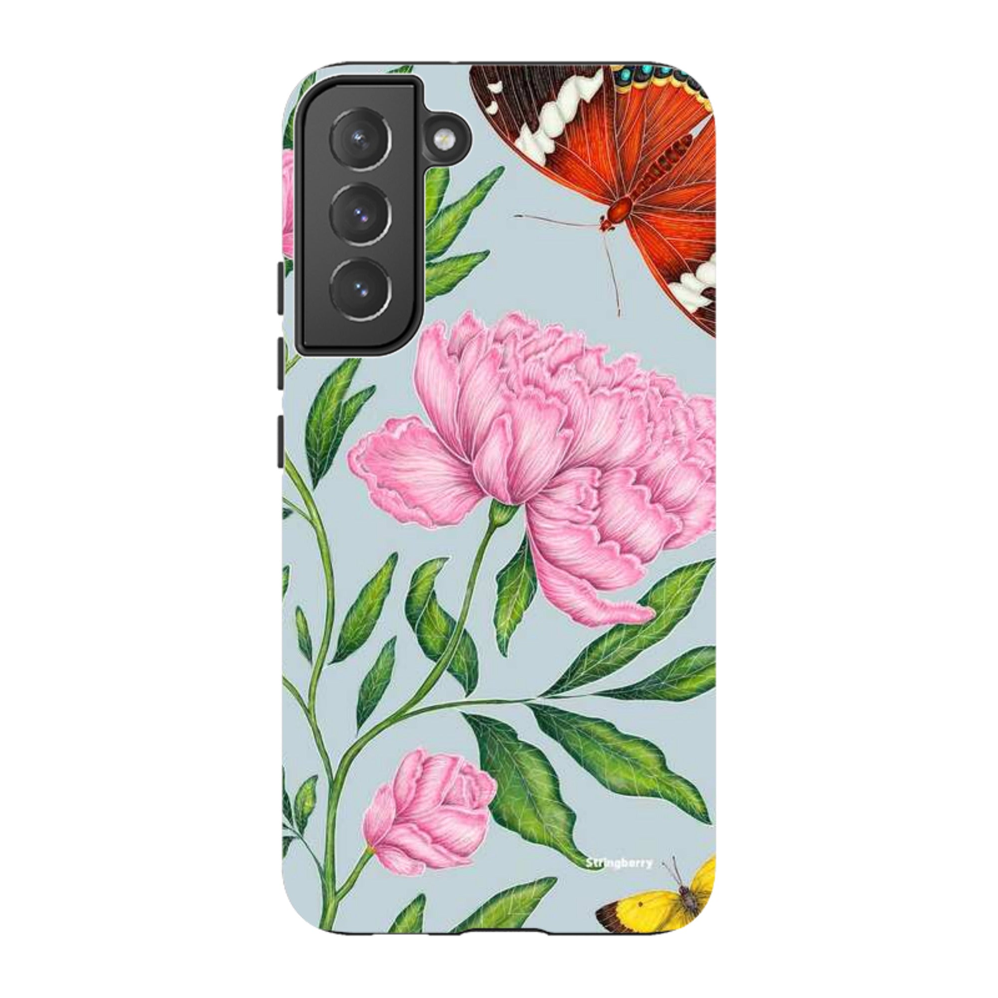 Samsung Tough Case - Butterflies And Peonies By Catherine Rowe