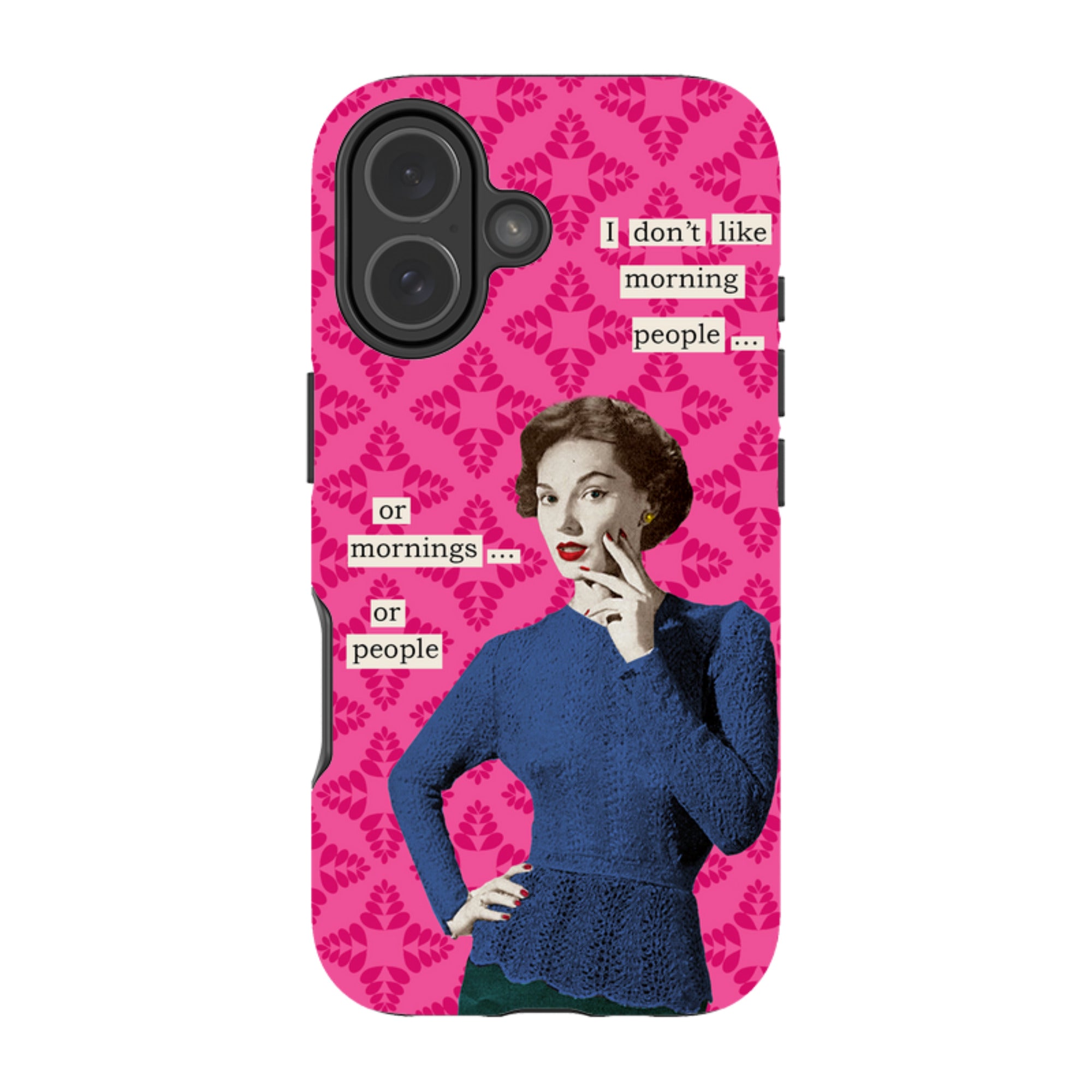 iPhone Tough Case - Morning Person By Clare Jordan